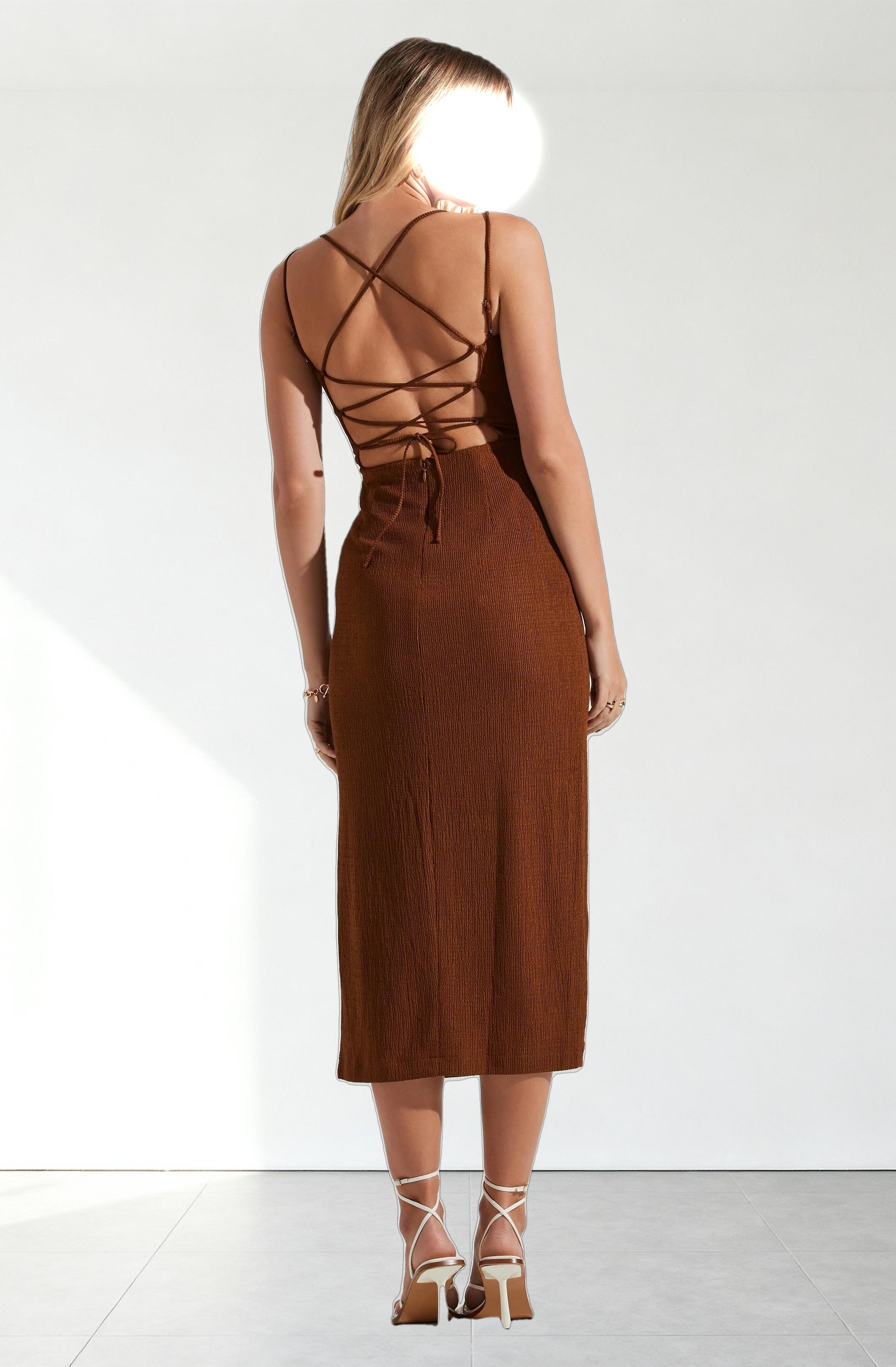 Brinda Wrap Midi Dress