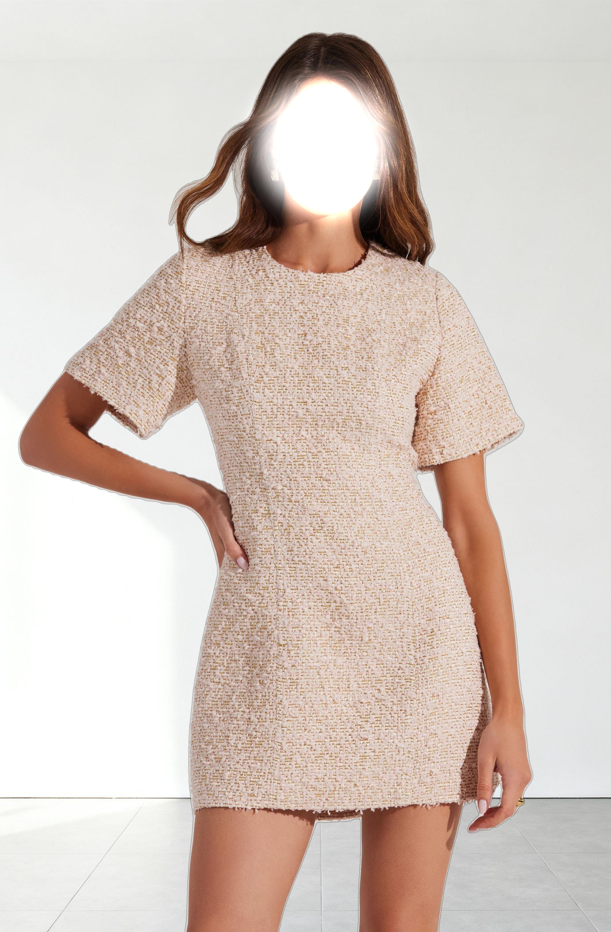 Portilla Tweed Mini Dress