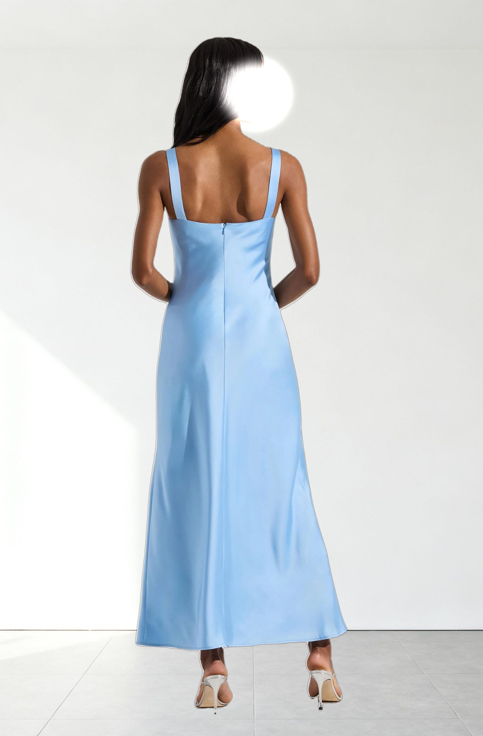 Stacie Satin Maxi Dress