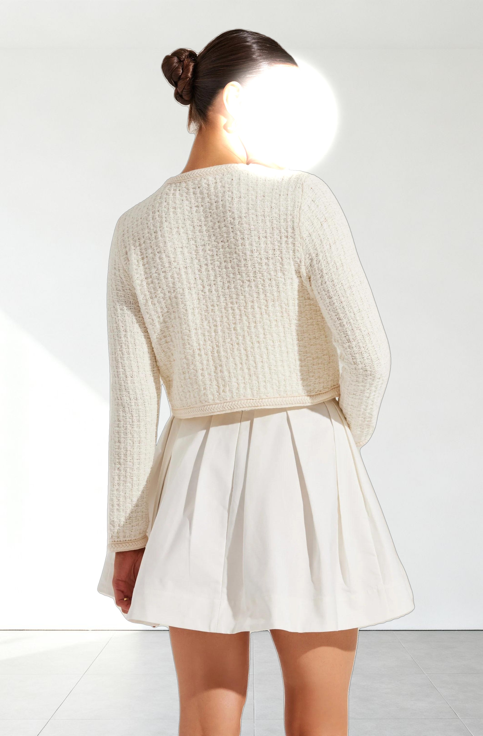 Blaise Pearl Button Cardigan