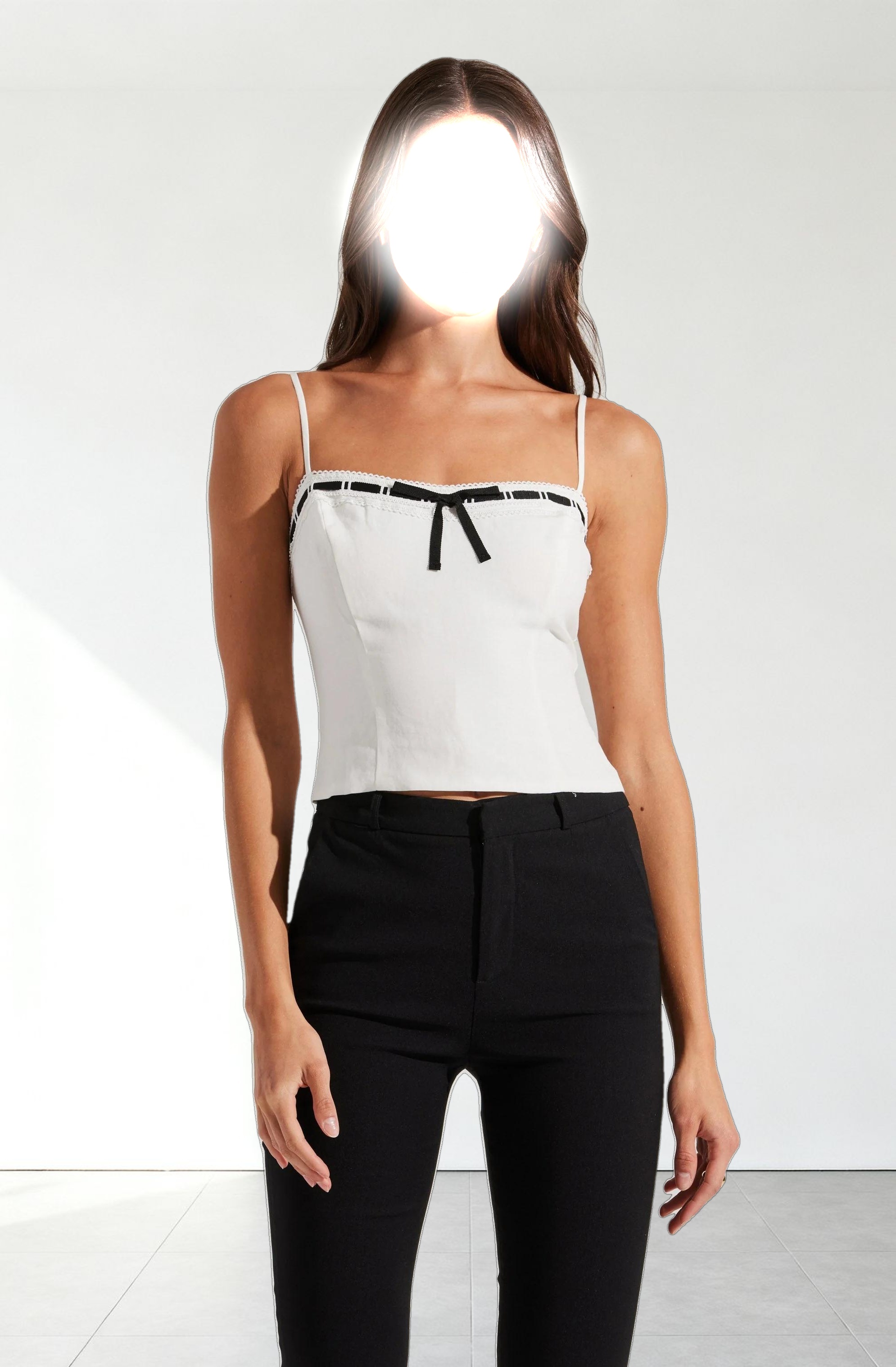 Paiton Contrast Trim Cami Top