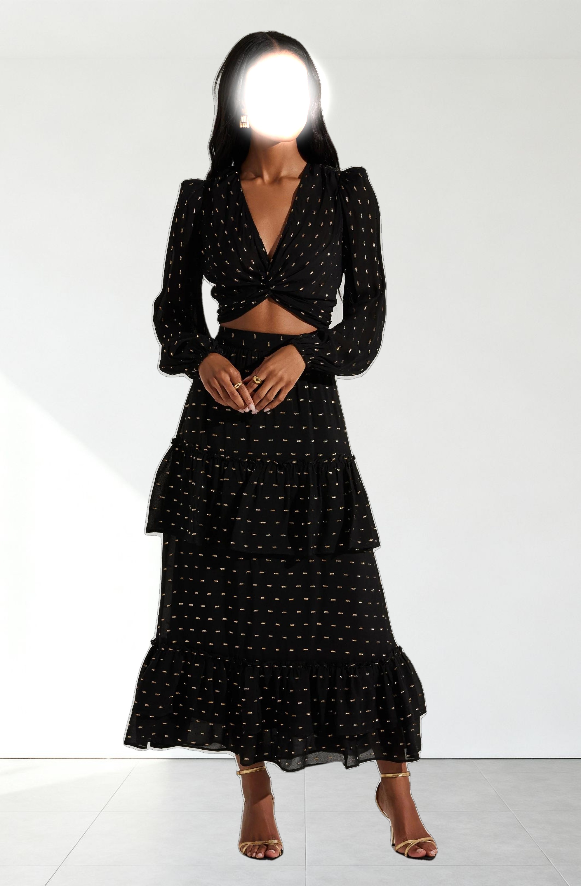 Nix Tiered Maxi Skirt