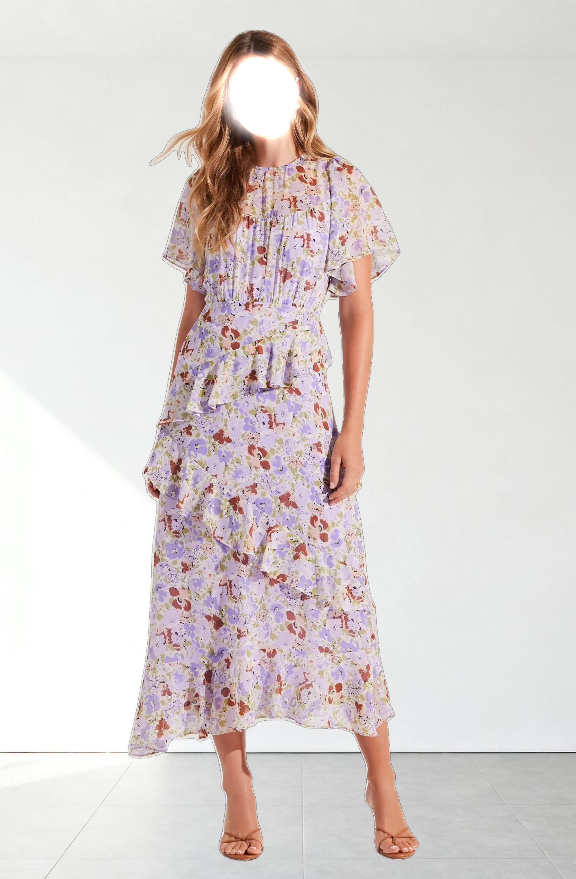 Floramae Floral Ruffle Dress