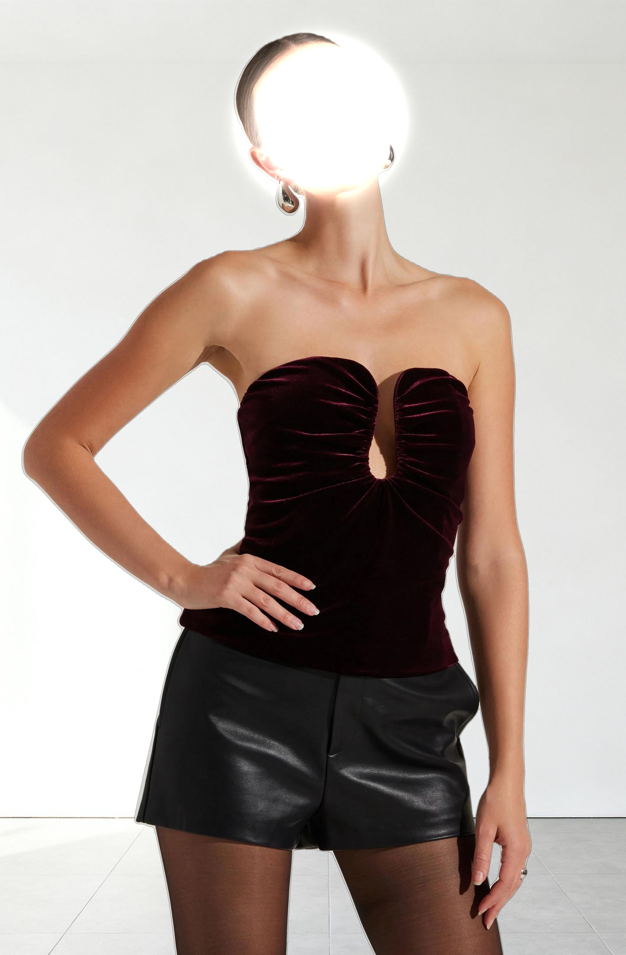 Arista Sweetheart Velvet Top