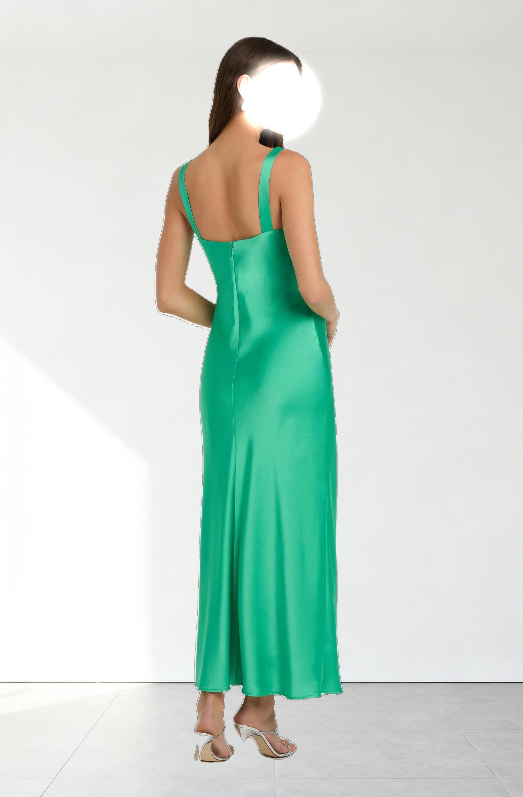 Stacie Satin Maxi Dress