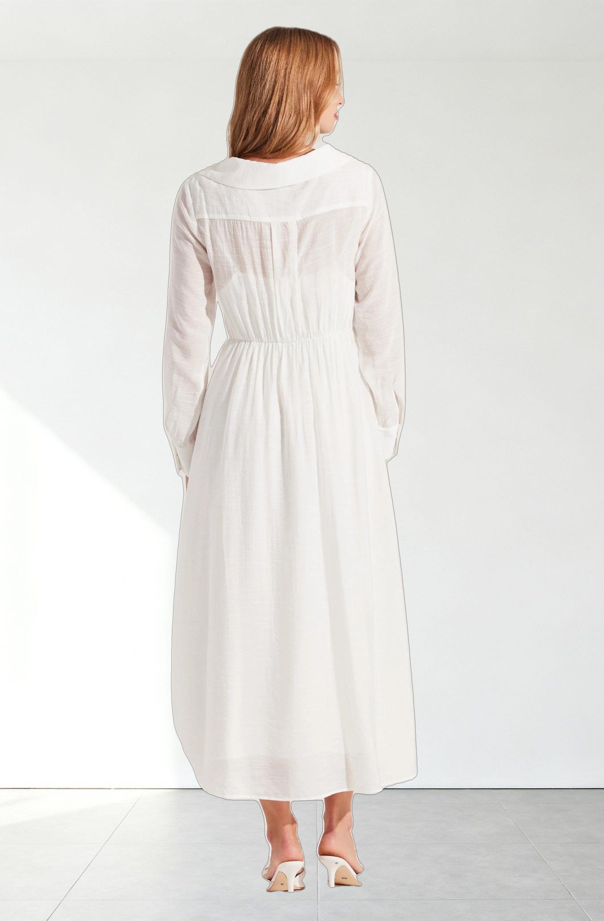 Diell Pleated Midi Dress