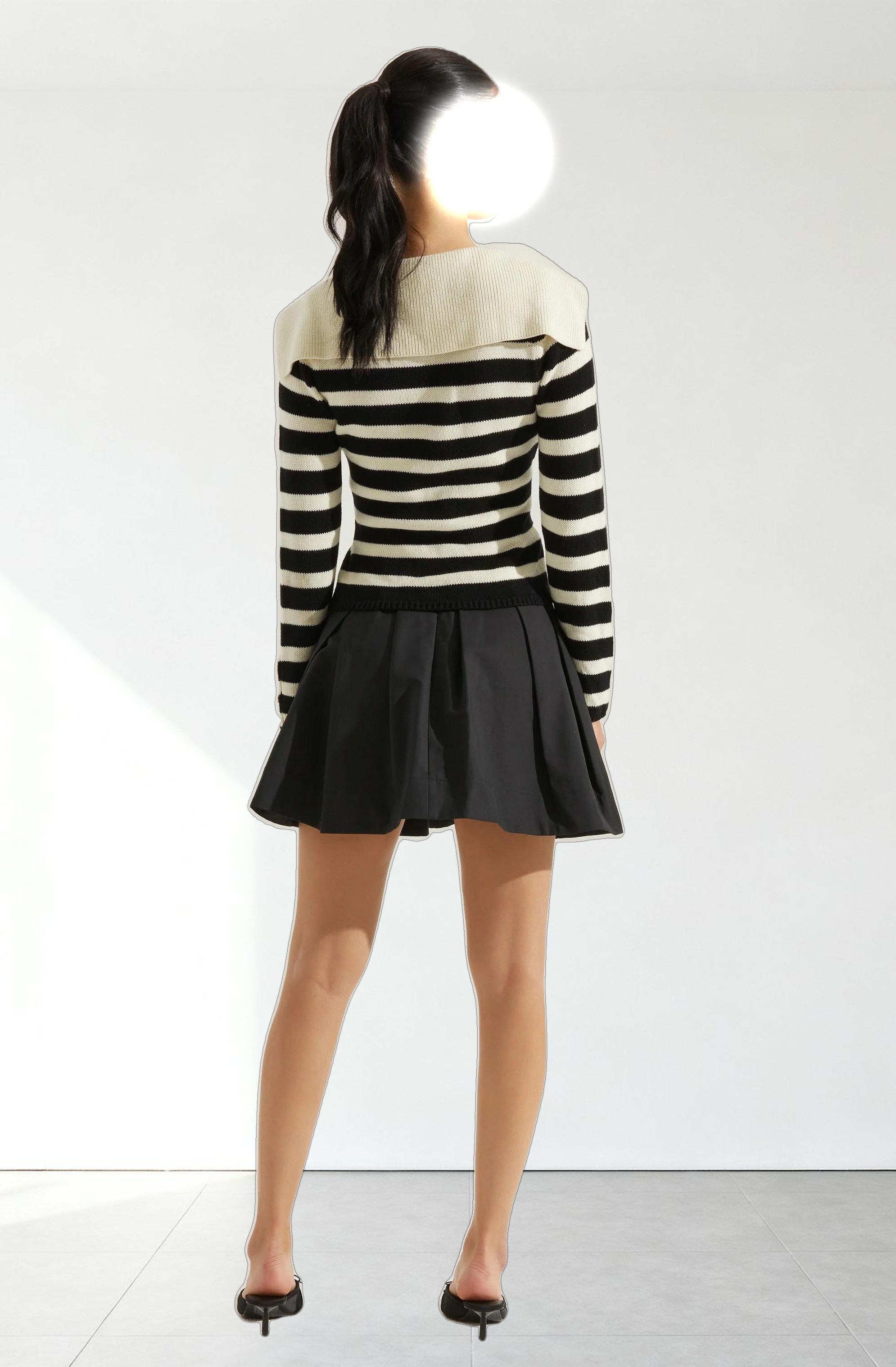 Antheia Pleated Mini Skirt