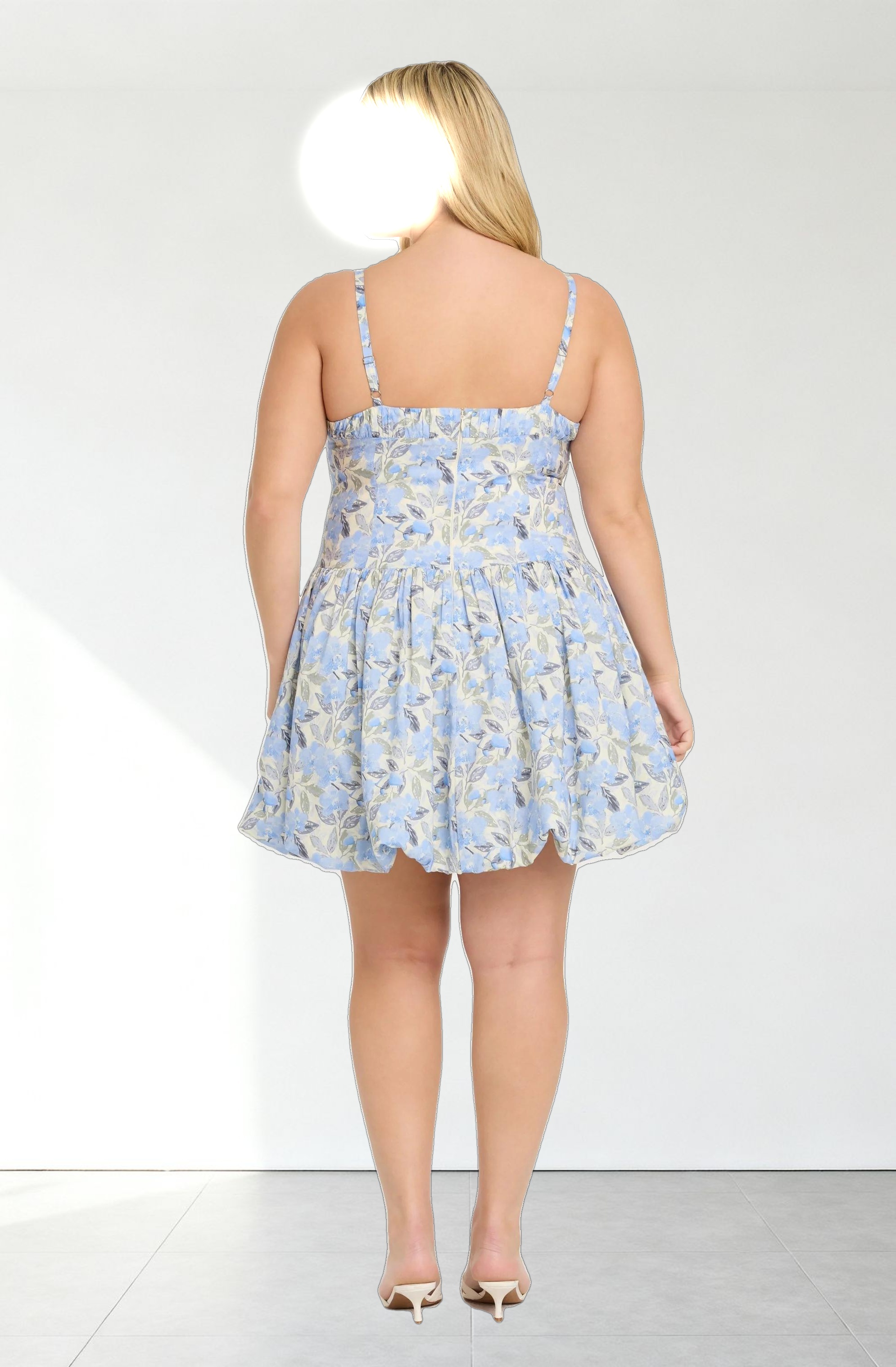 Larissa Floral Bubble Mini Dress