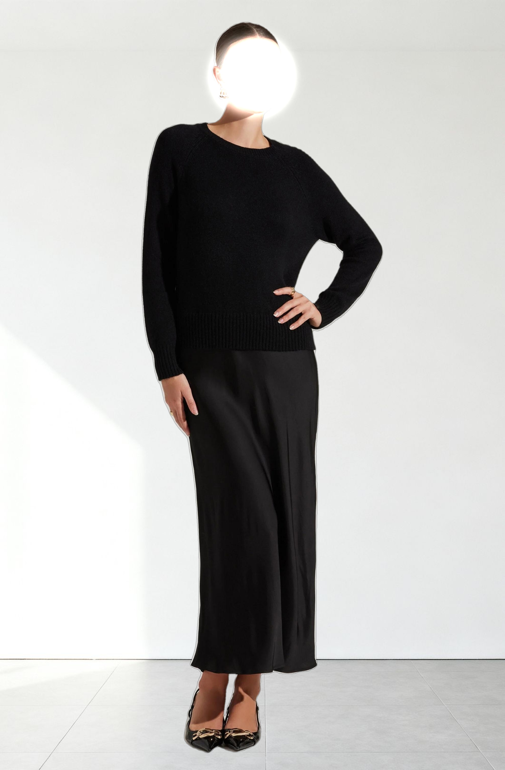 Helene Mixed Media Maxi Dress