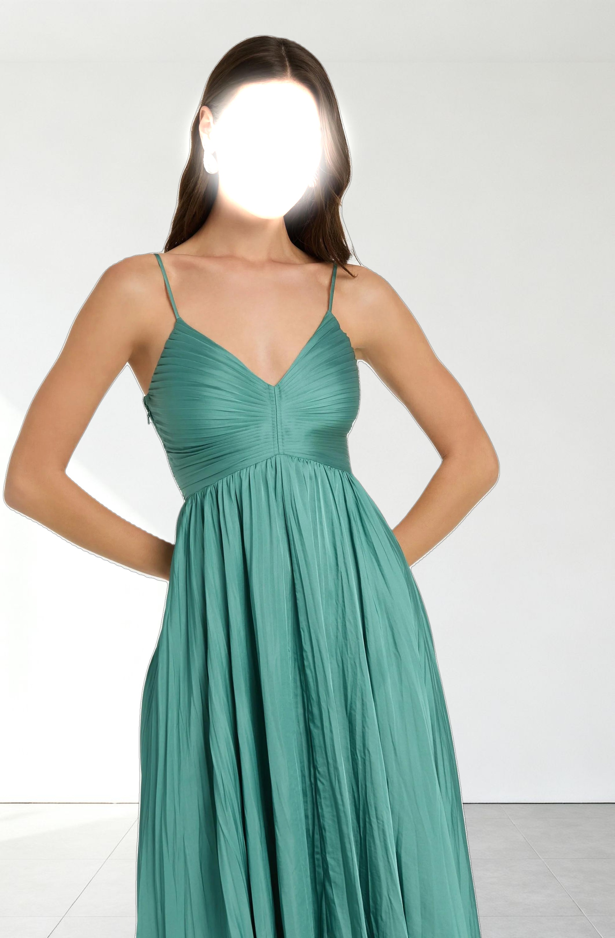 Maeve Pleated Midi Dress