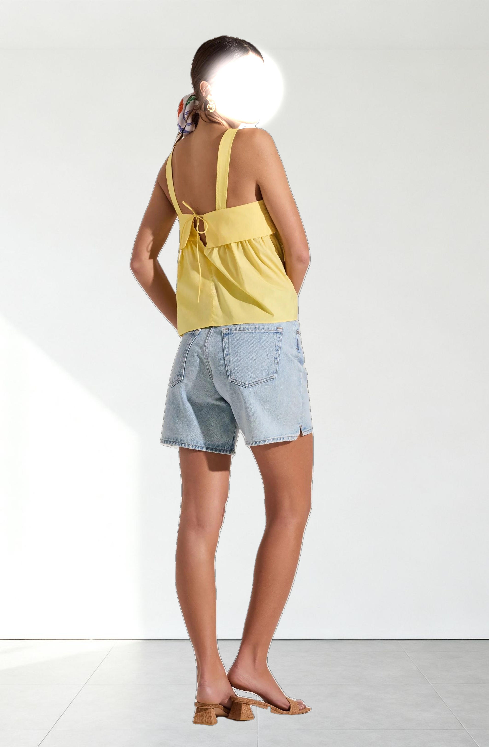 Square Neck Babydoll Top