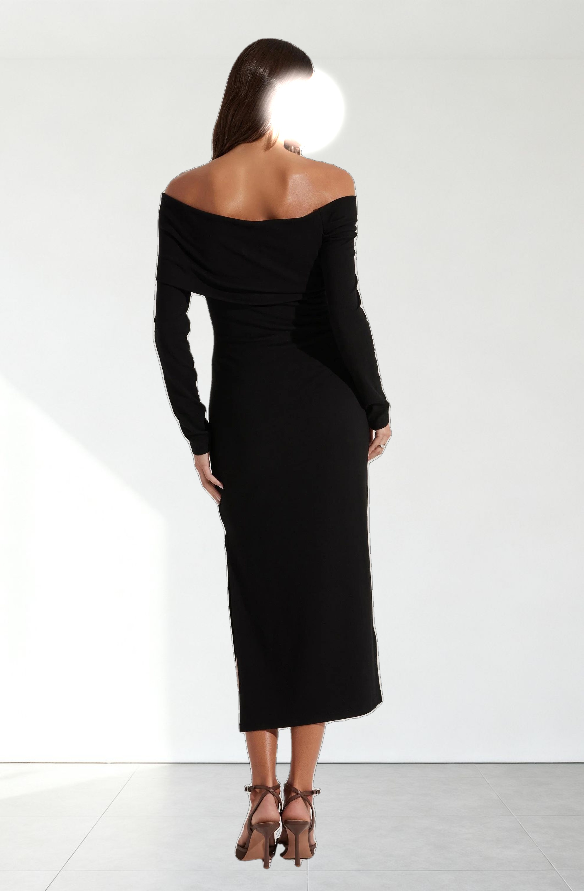 Jada Off Shoulder Midi Dress