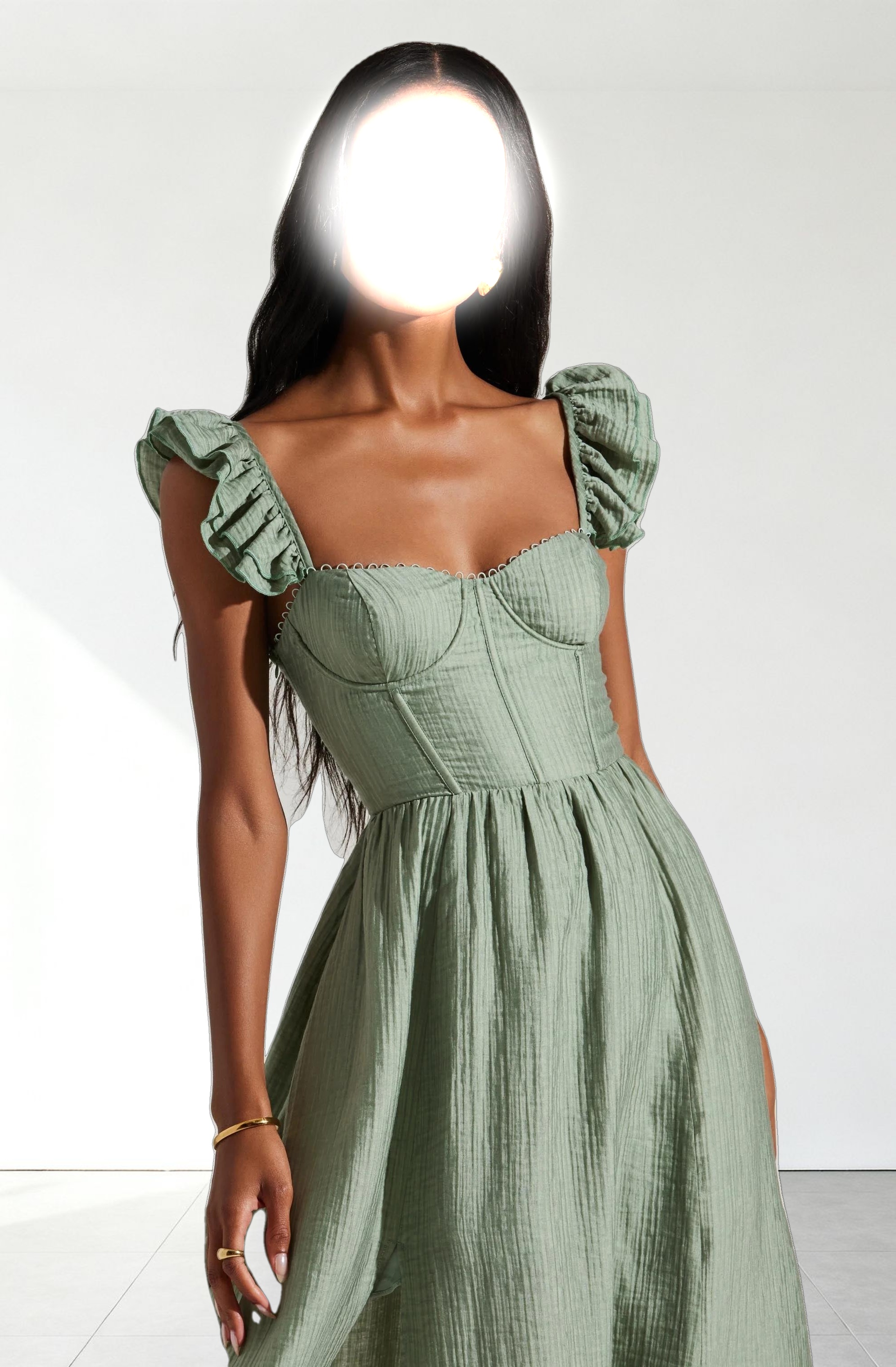 Wedelia Bustier Midi Dress