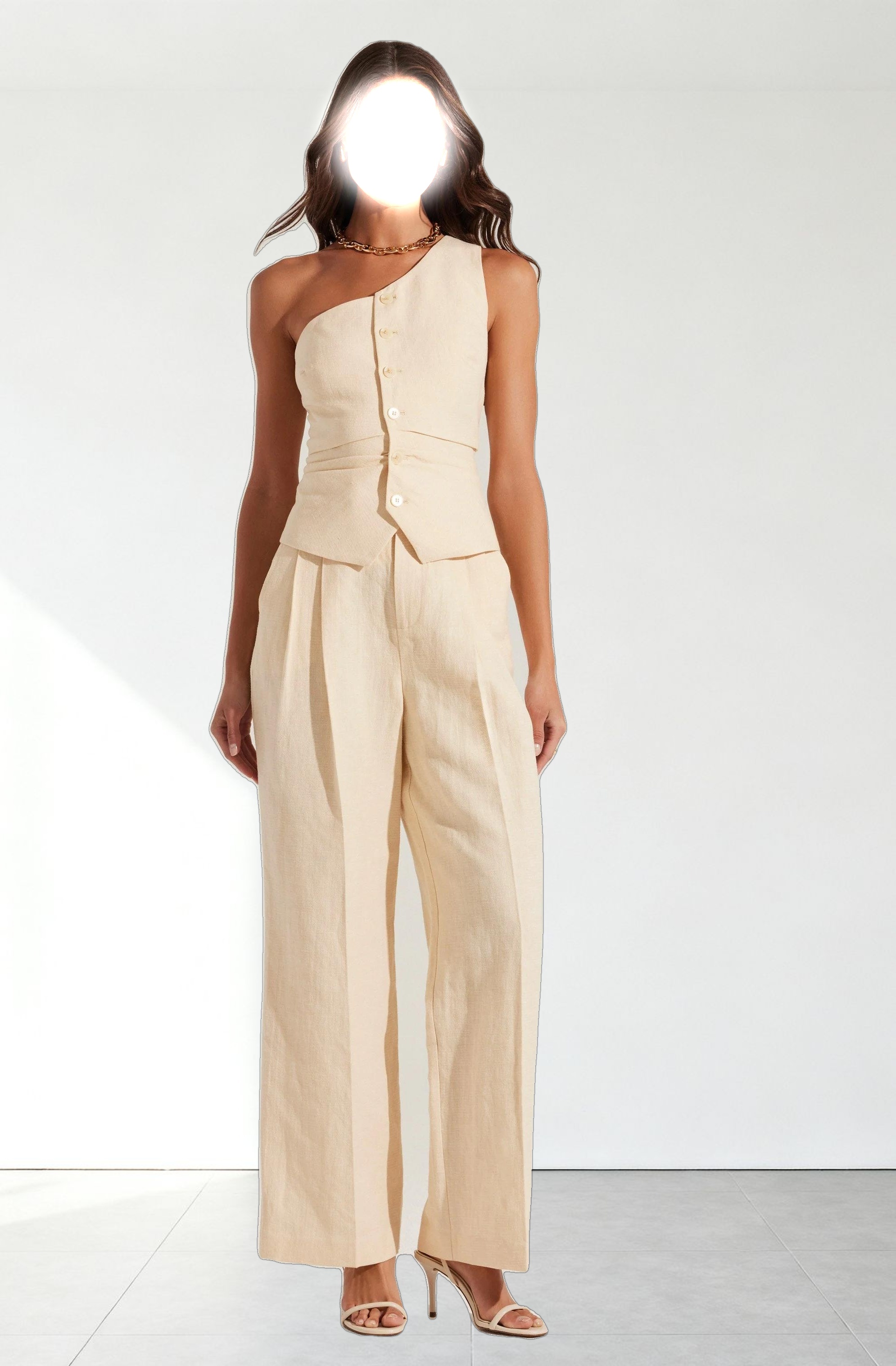 Bryony One Shoulder Vest