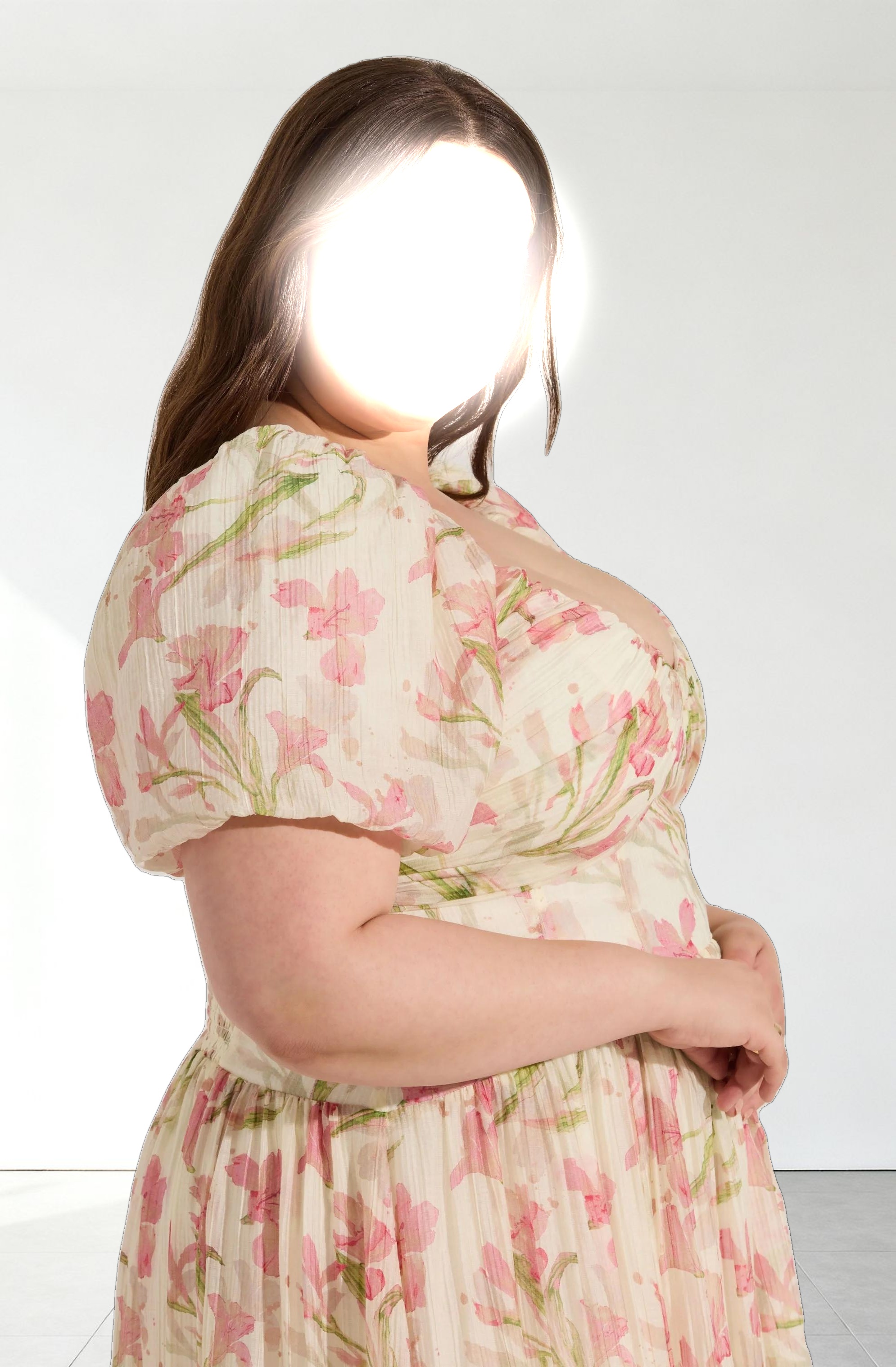 Sasilia Floral Puff Sleeve Dress