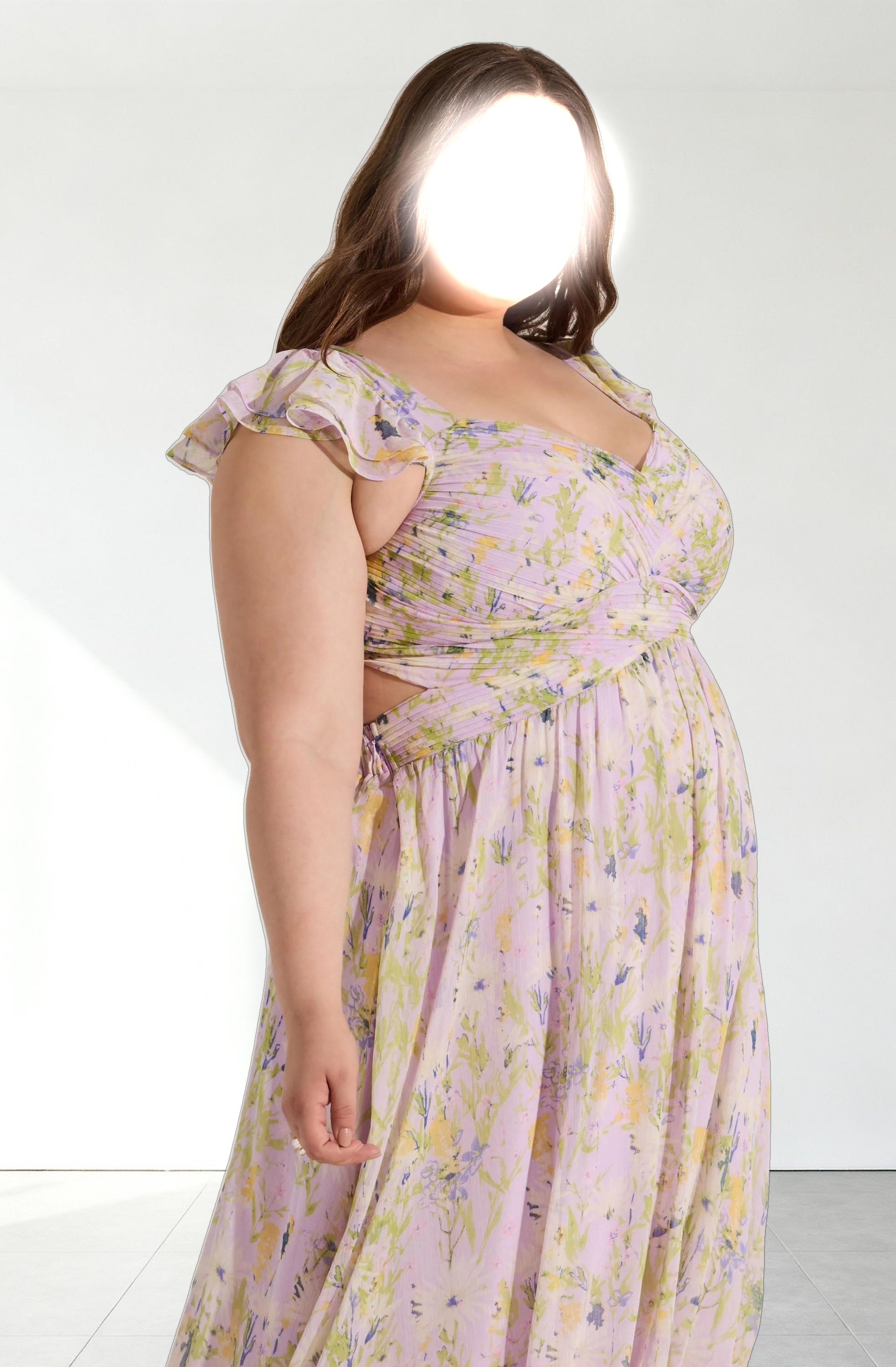 Primrose Floral Strappy Back Maxi Dress