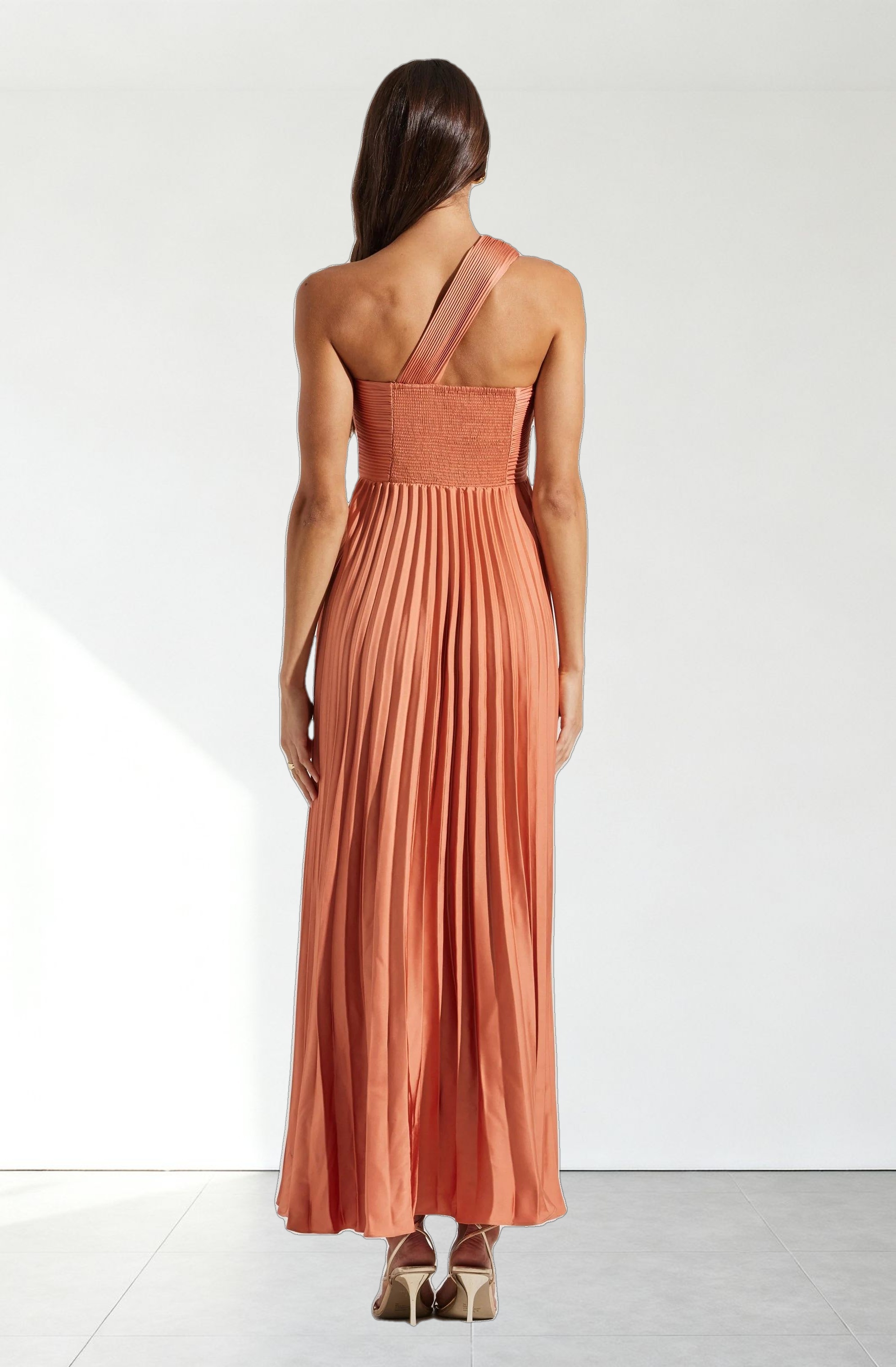 Rasya Pleated Maxi Dress