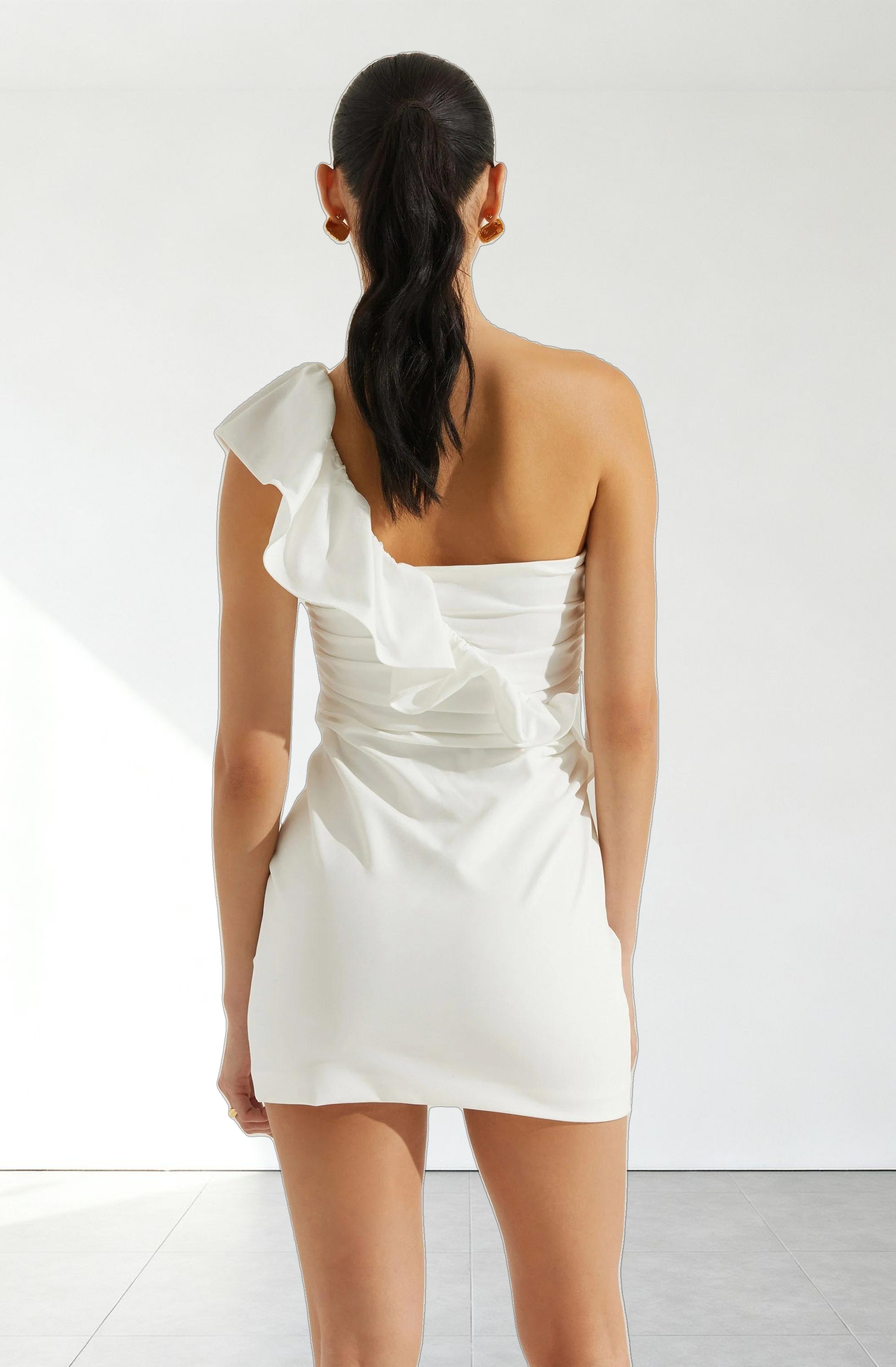 Camilla Ruffle One Shoulder Dress