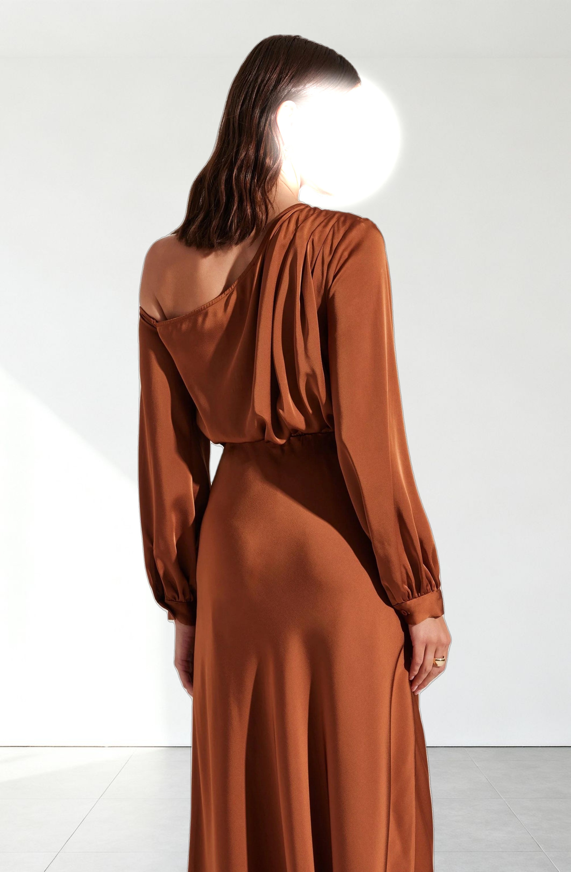 Elwood Satin Off Shoulder Dress