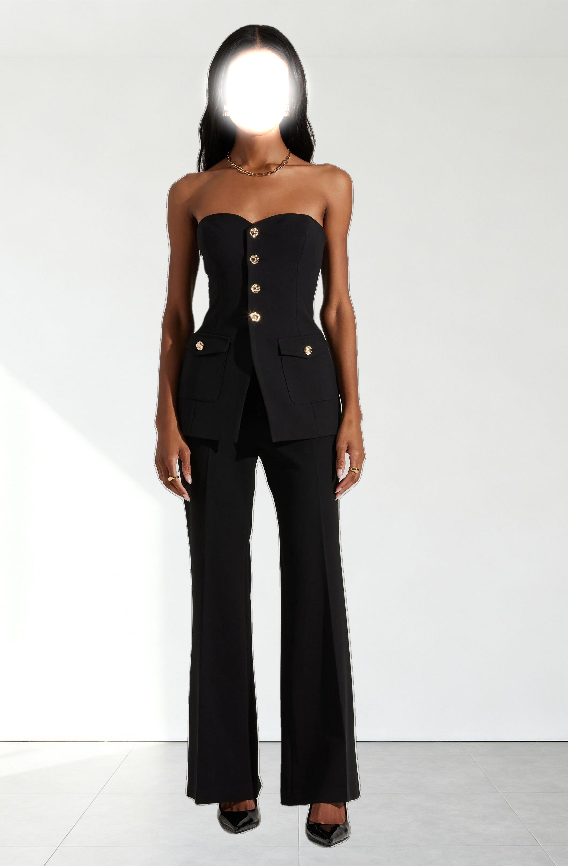Milani Tailored Bustier Top