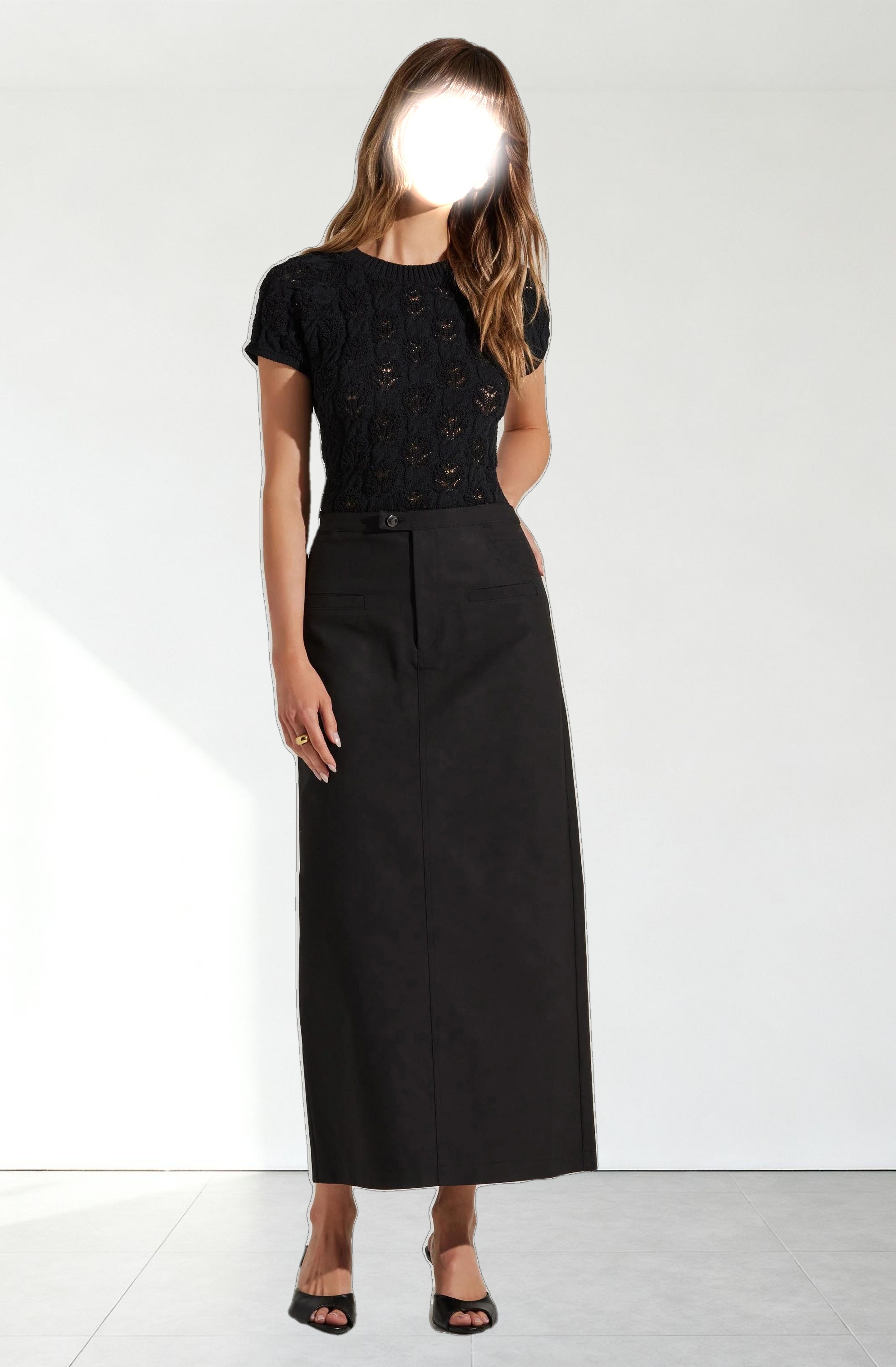 Alda Cropped Sweater Top