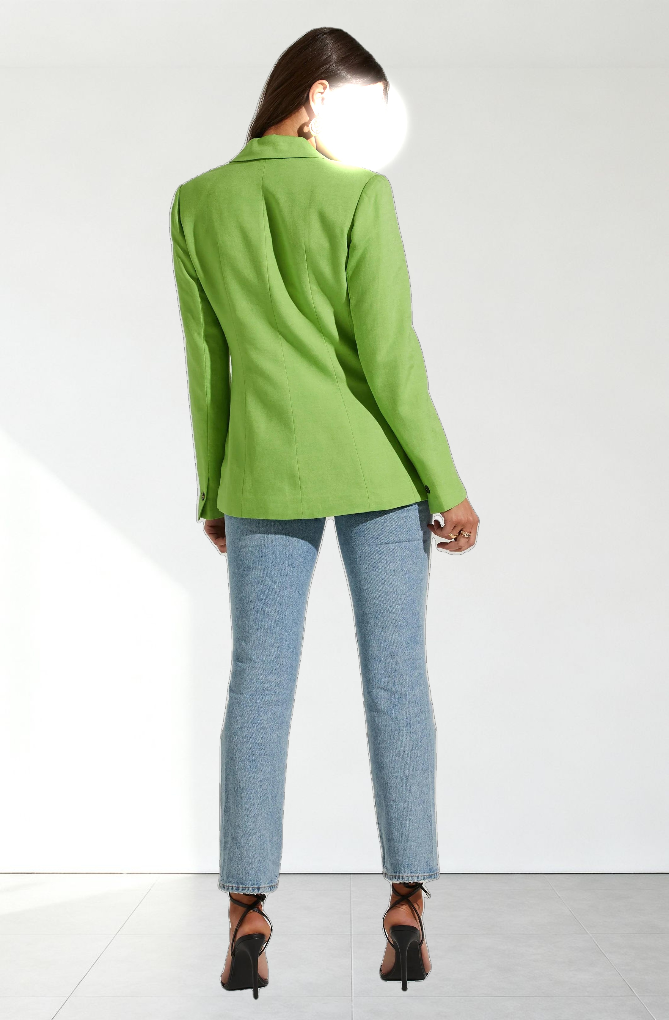 Fitted Buttoned Blazer