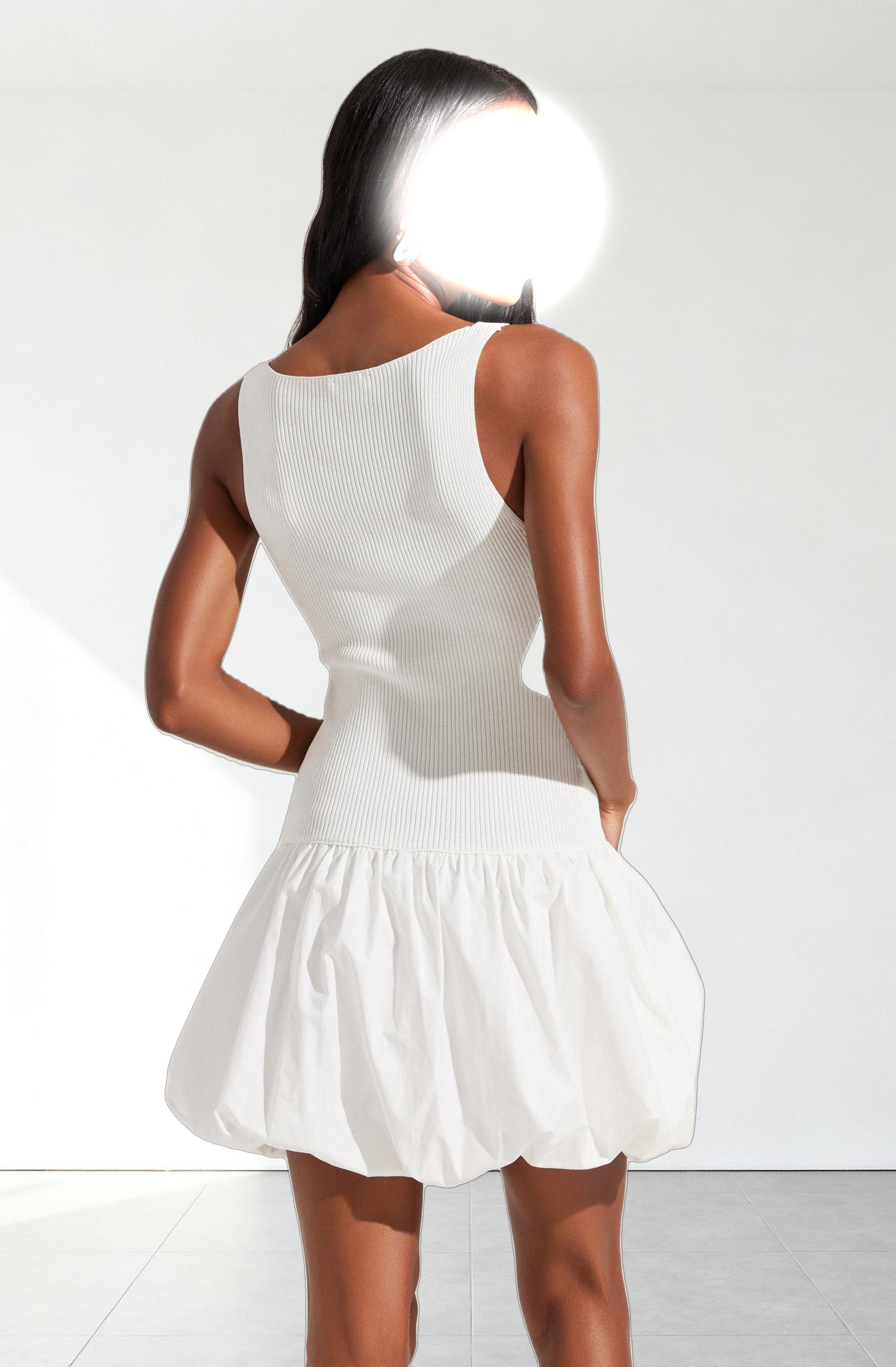 Nettie Bubble Hem Sweater Dress