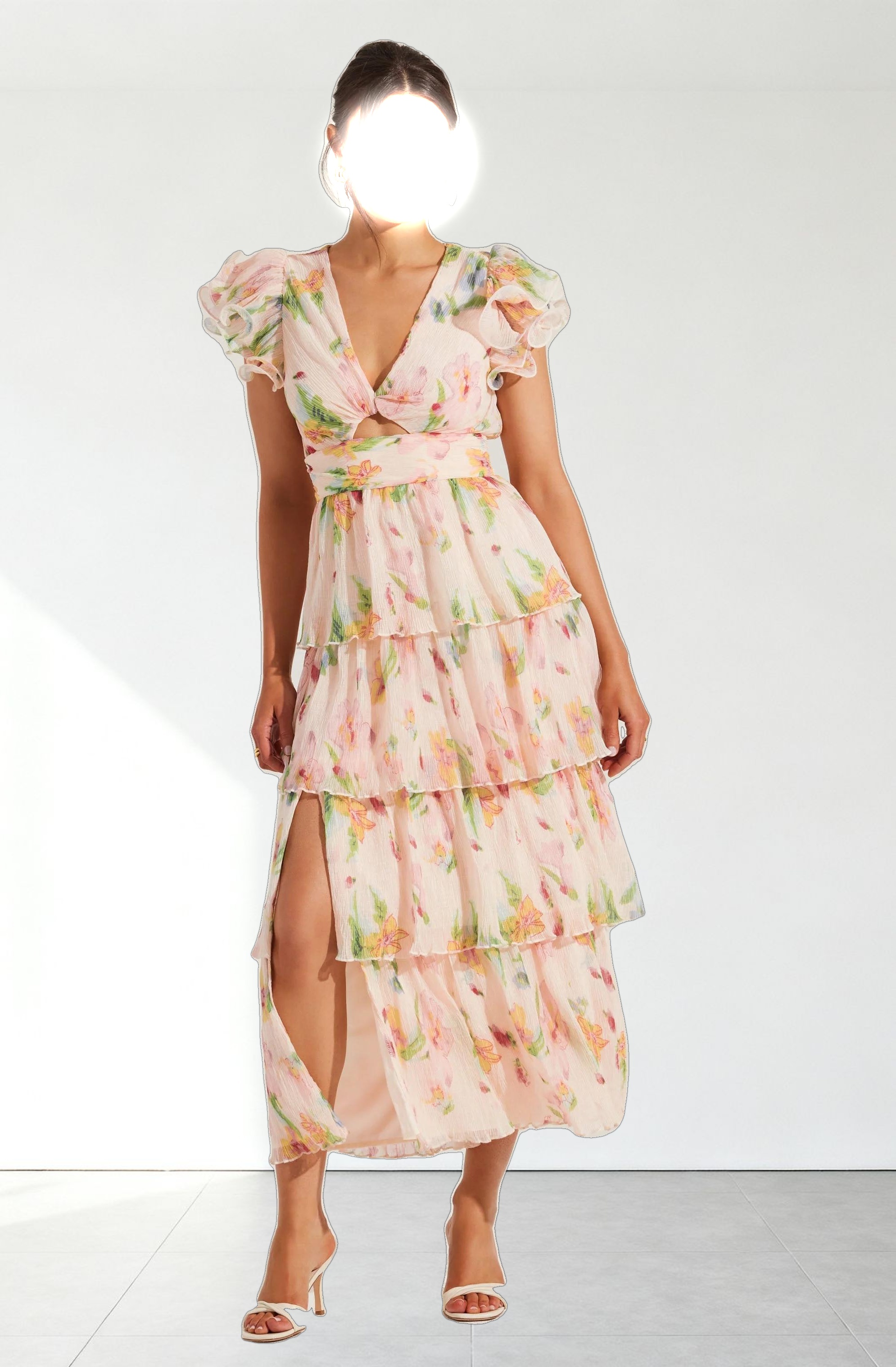 Emporia Floral Tiered Maxi Dress