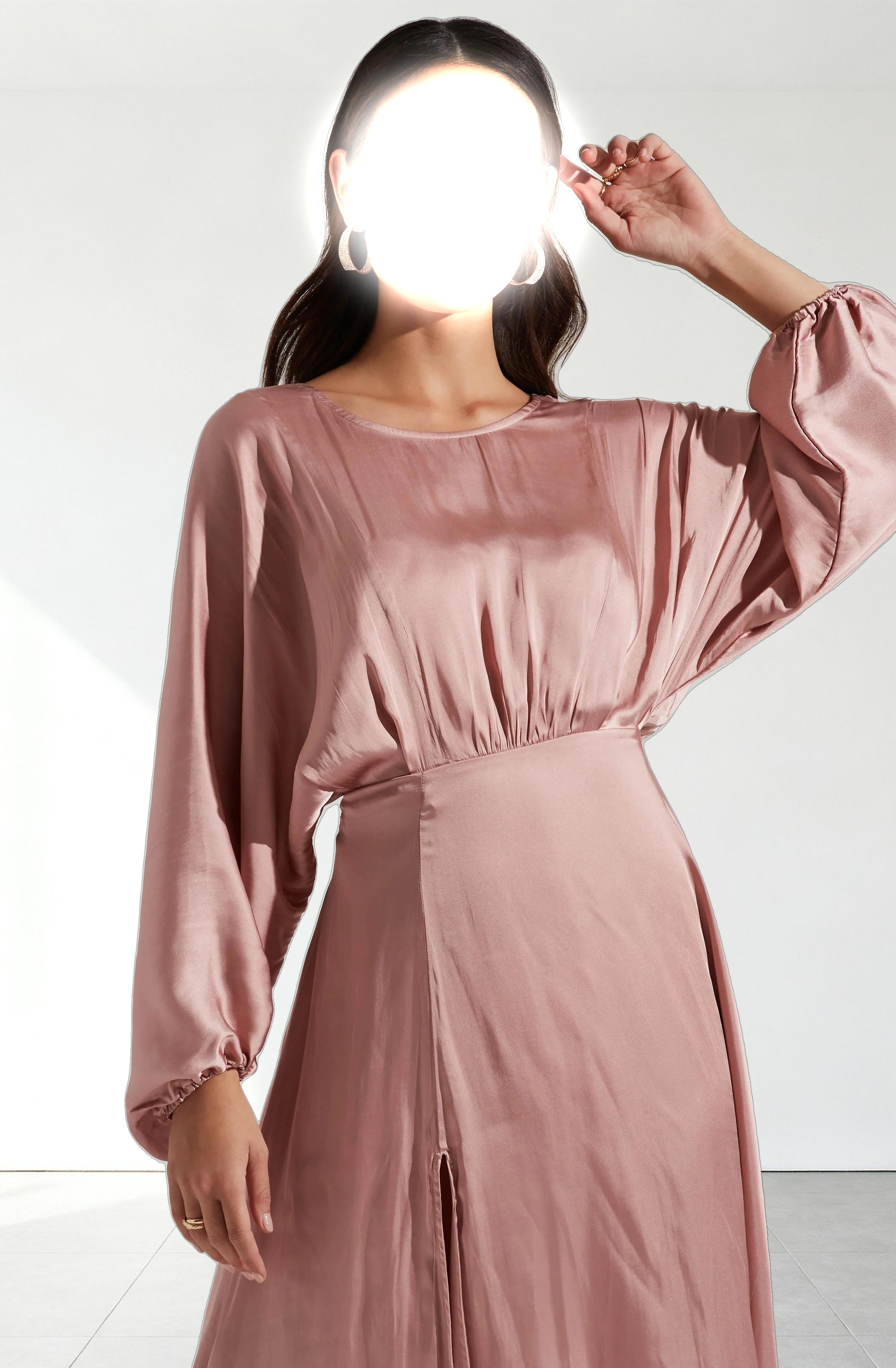 Marin Dolman Sleeve Midi Dress