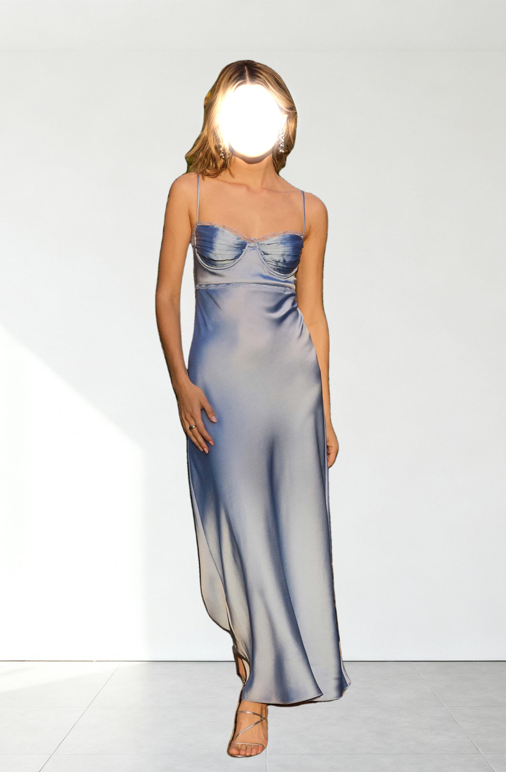 Florianne Satin Maxi Dress