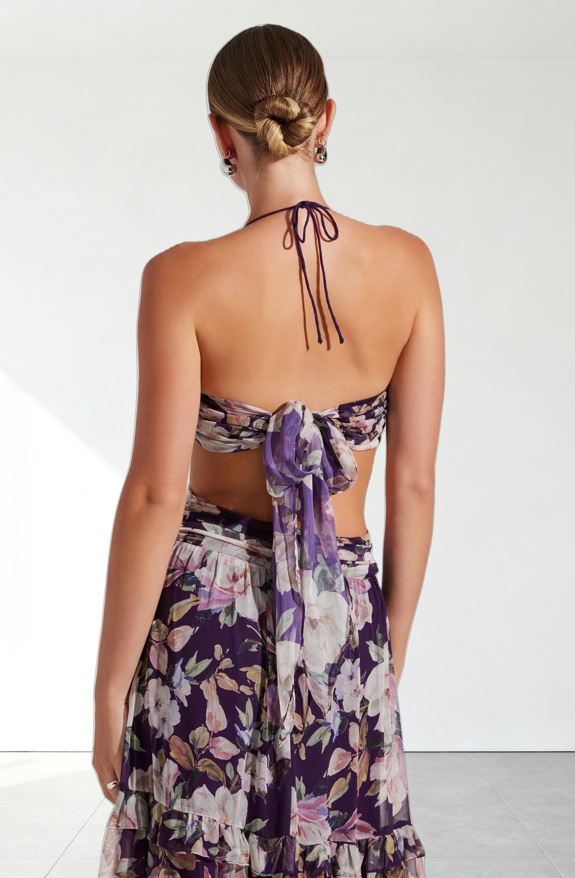 Kitsune Floral Maxi Dress