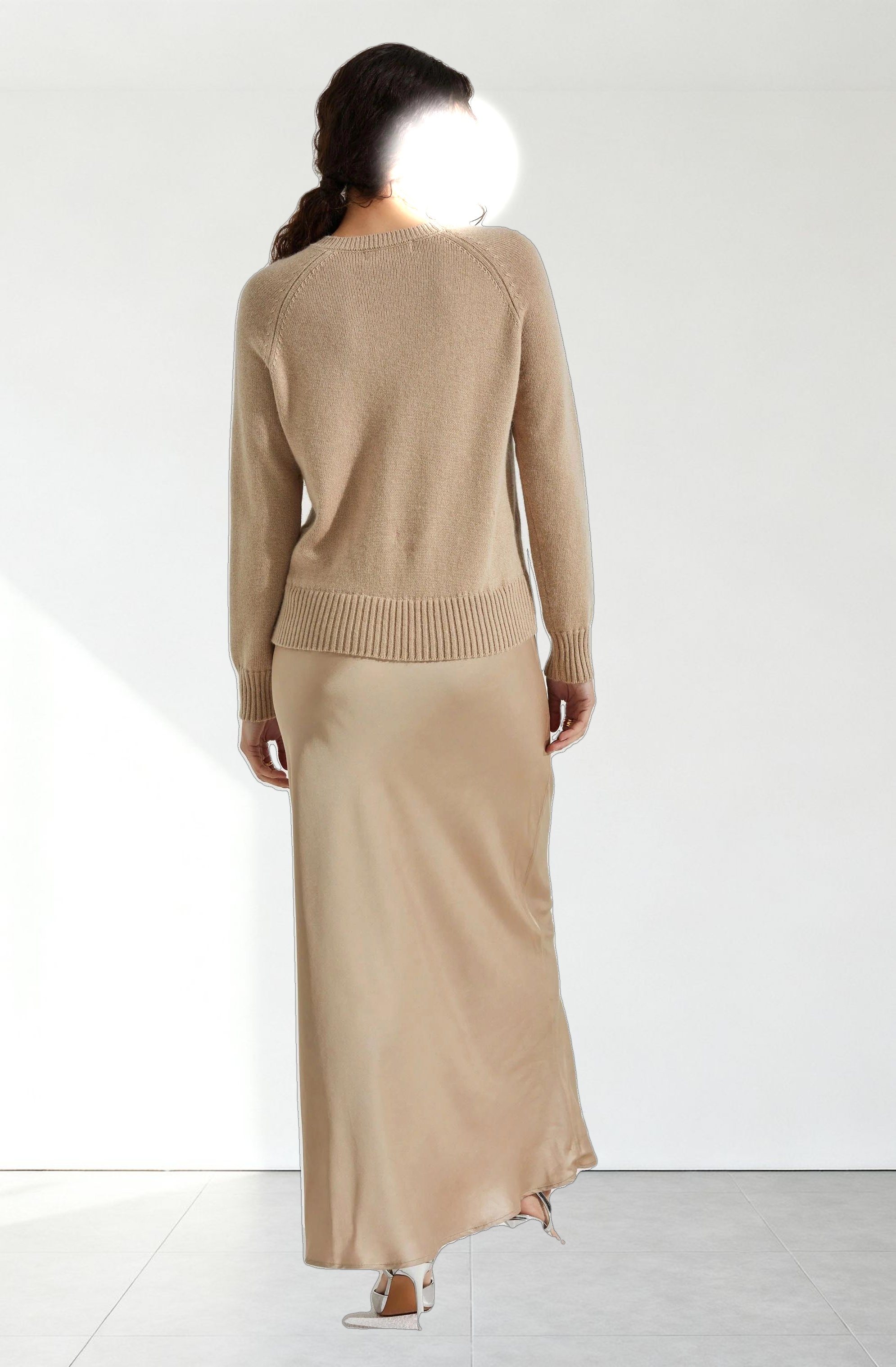 Helene Mixed Media Maxi Dress