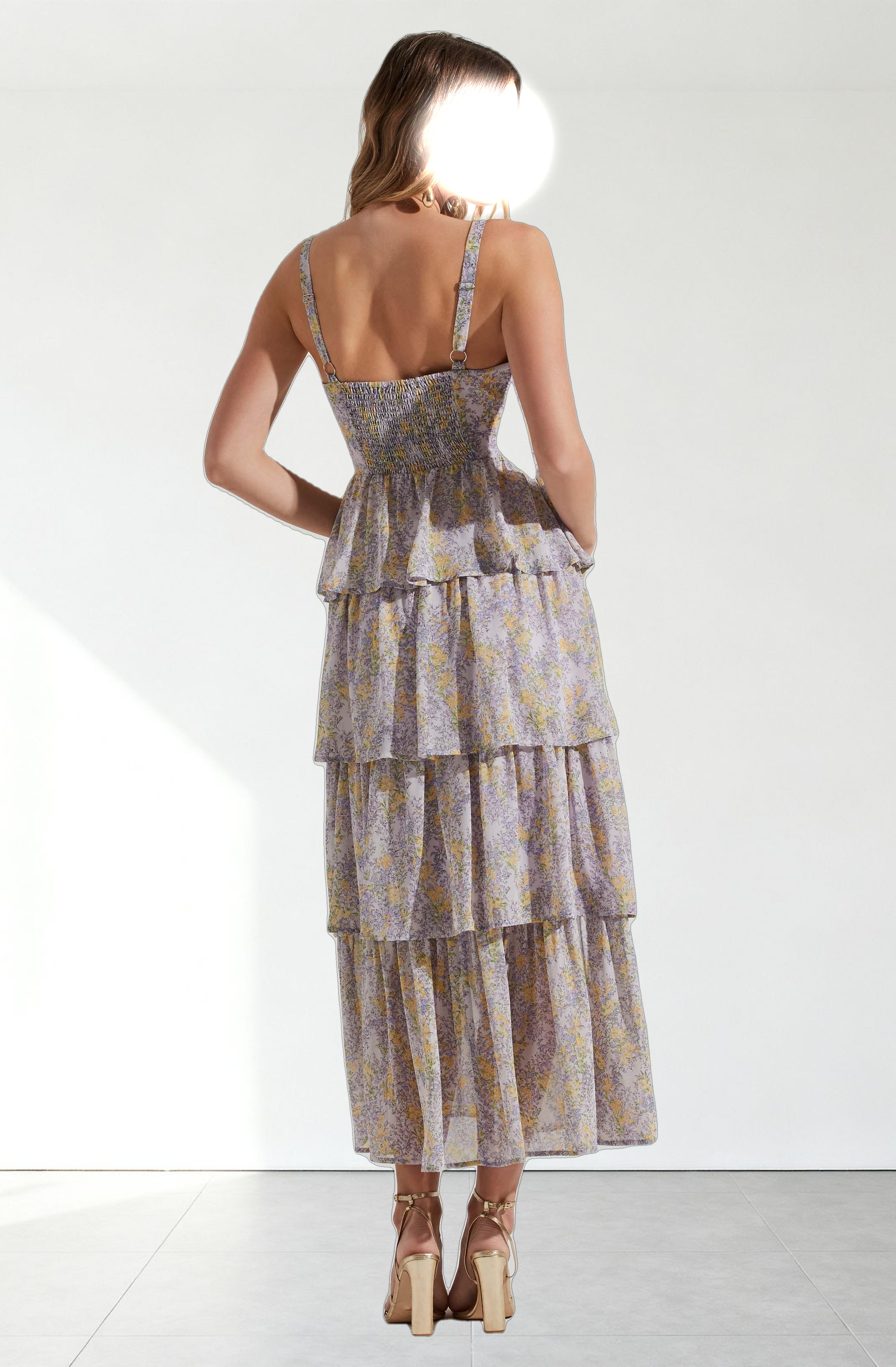 Midsummer Floral Tiered Maxi Dress
