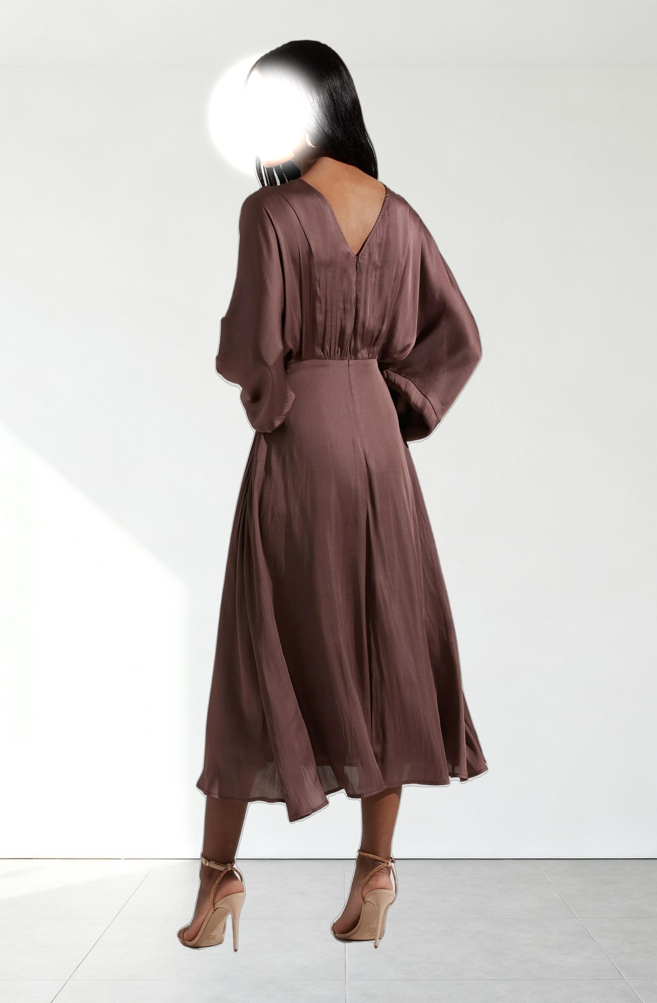 Marin Dolman Sleeve Midi Dress
