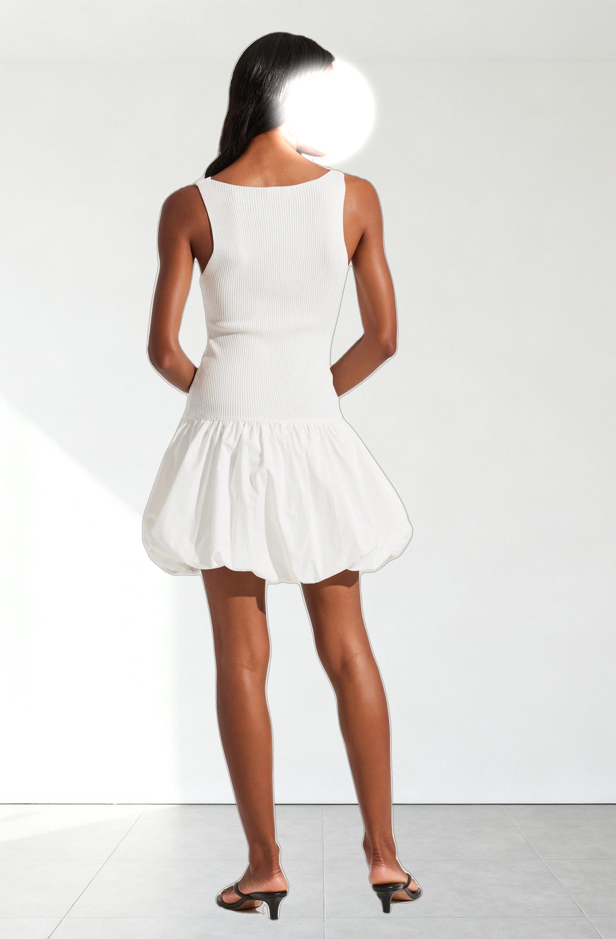 Nettie Bubble Hem Sweater Dress