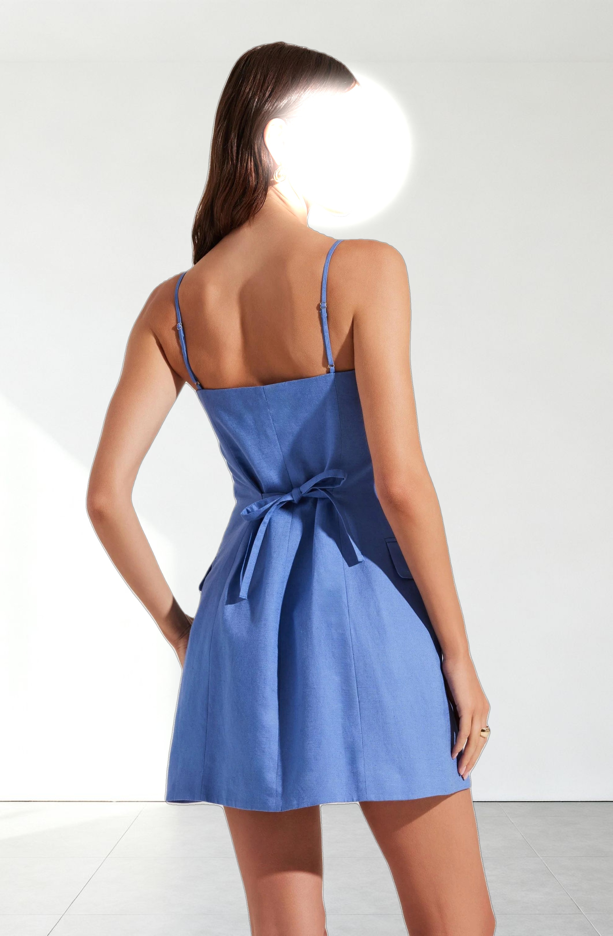 Azria Button-Front Wrap Dress
