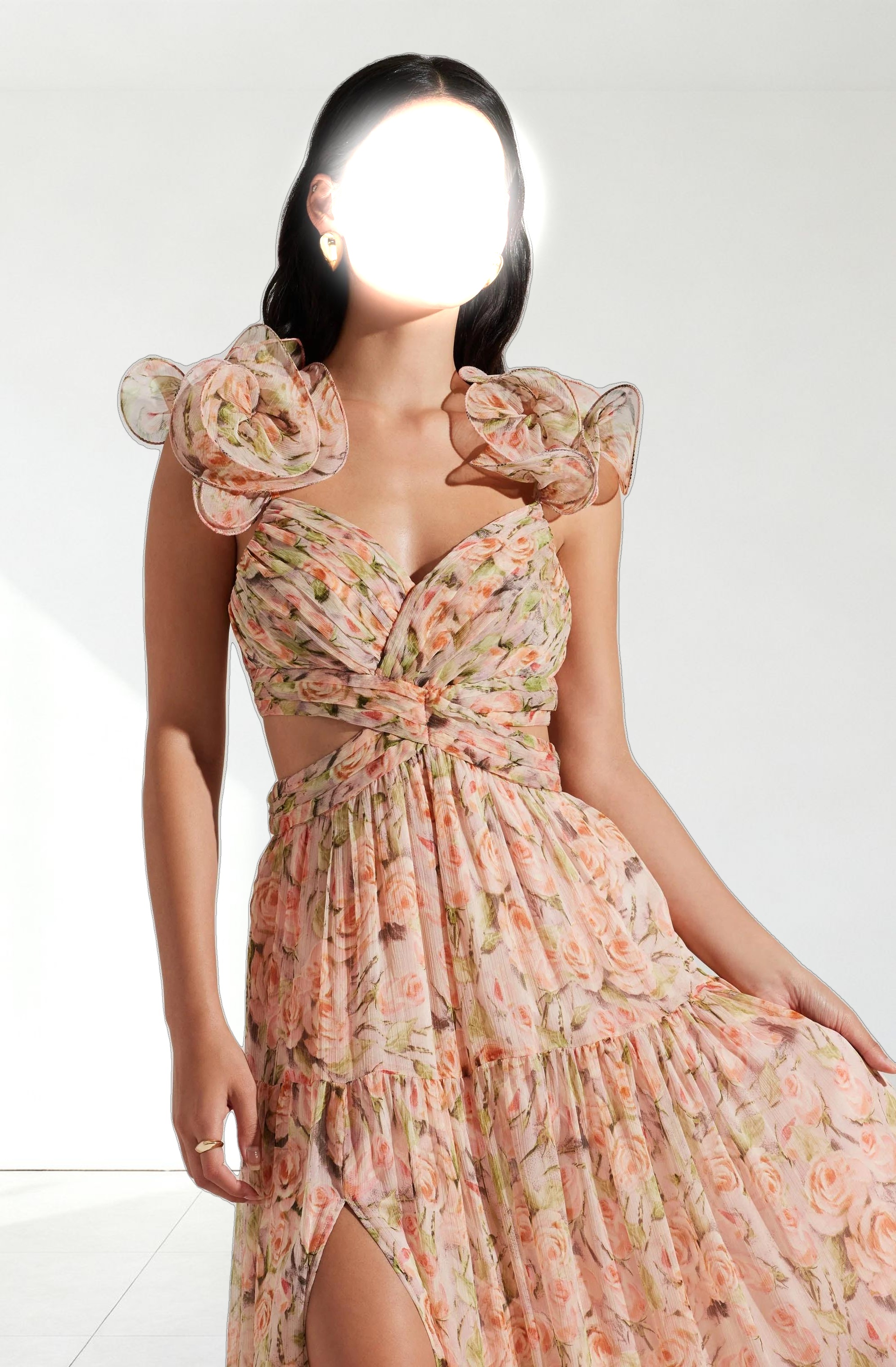 Fritillaria Floral Maxi Dress