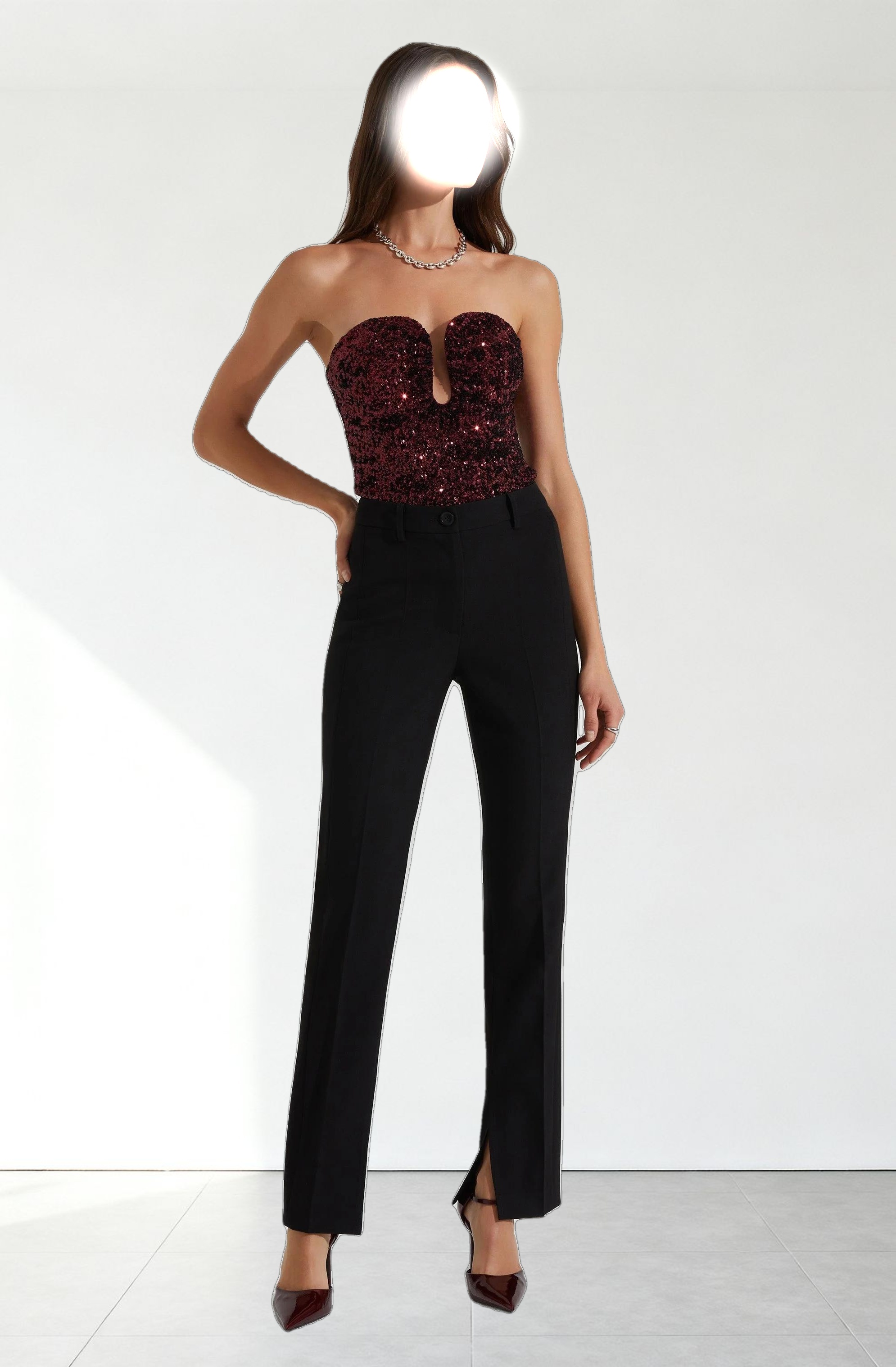 Arista Sweetheart Sequin Top