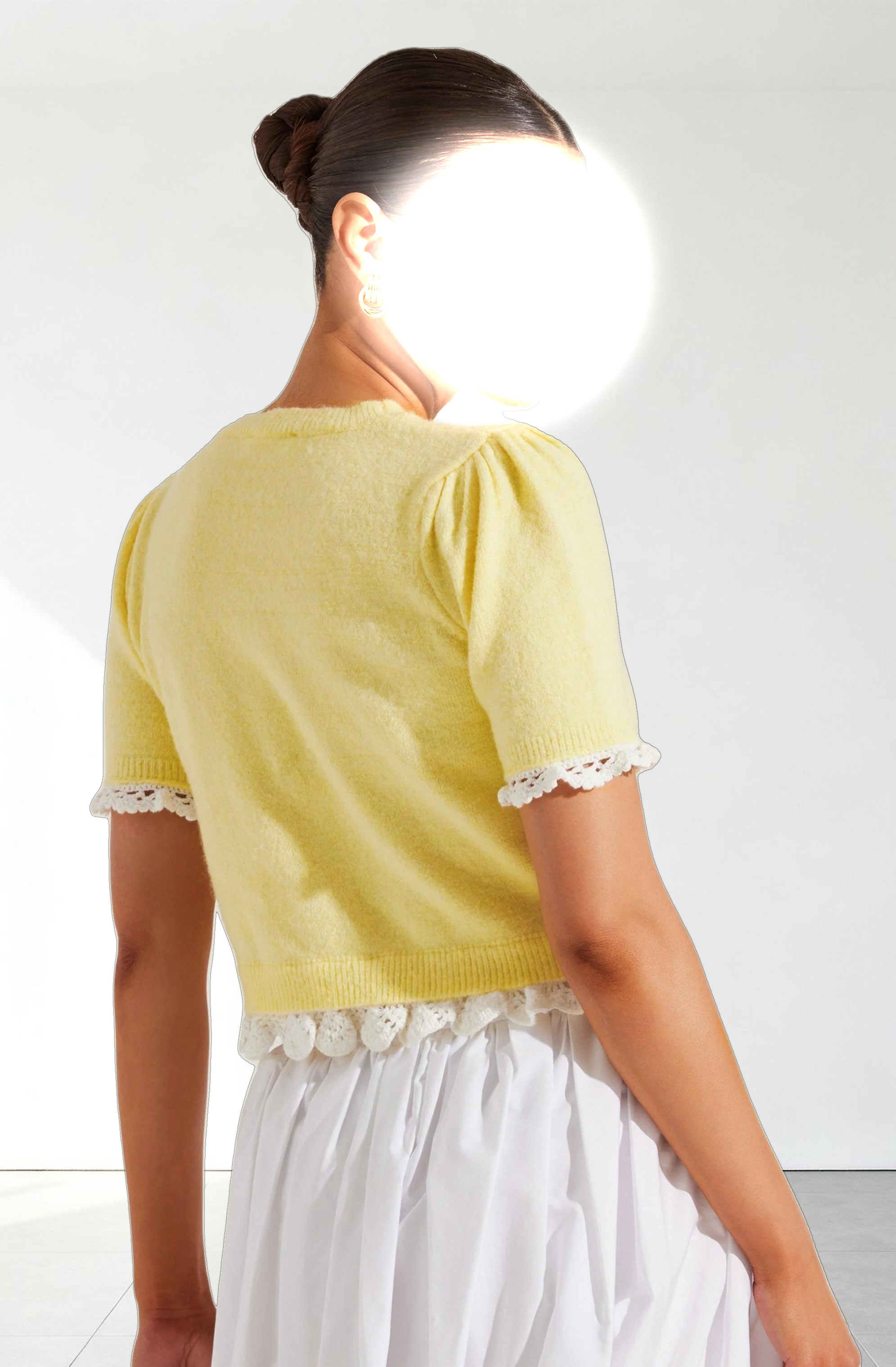 Essy Lace Trim Sweater