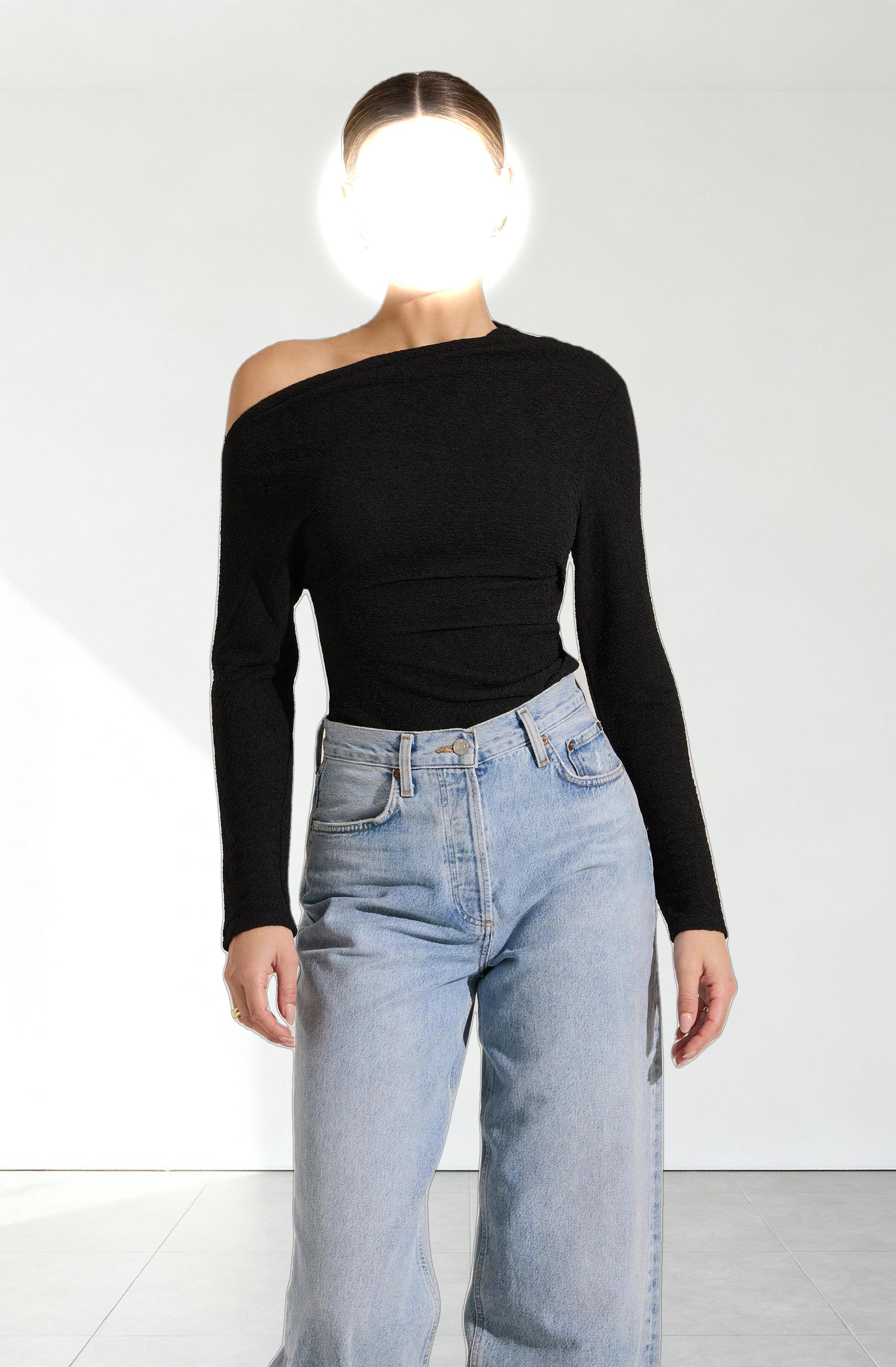 Textured Off Shoulder Top
