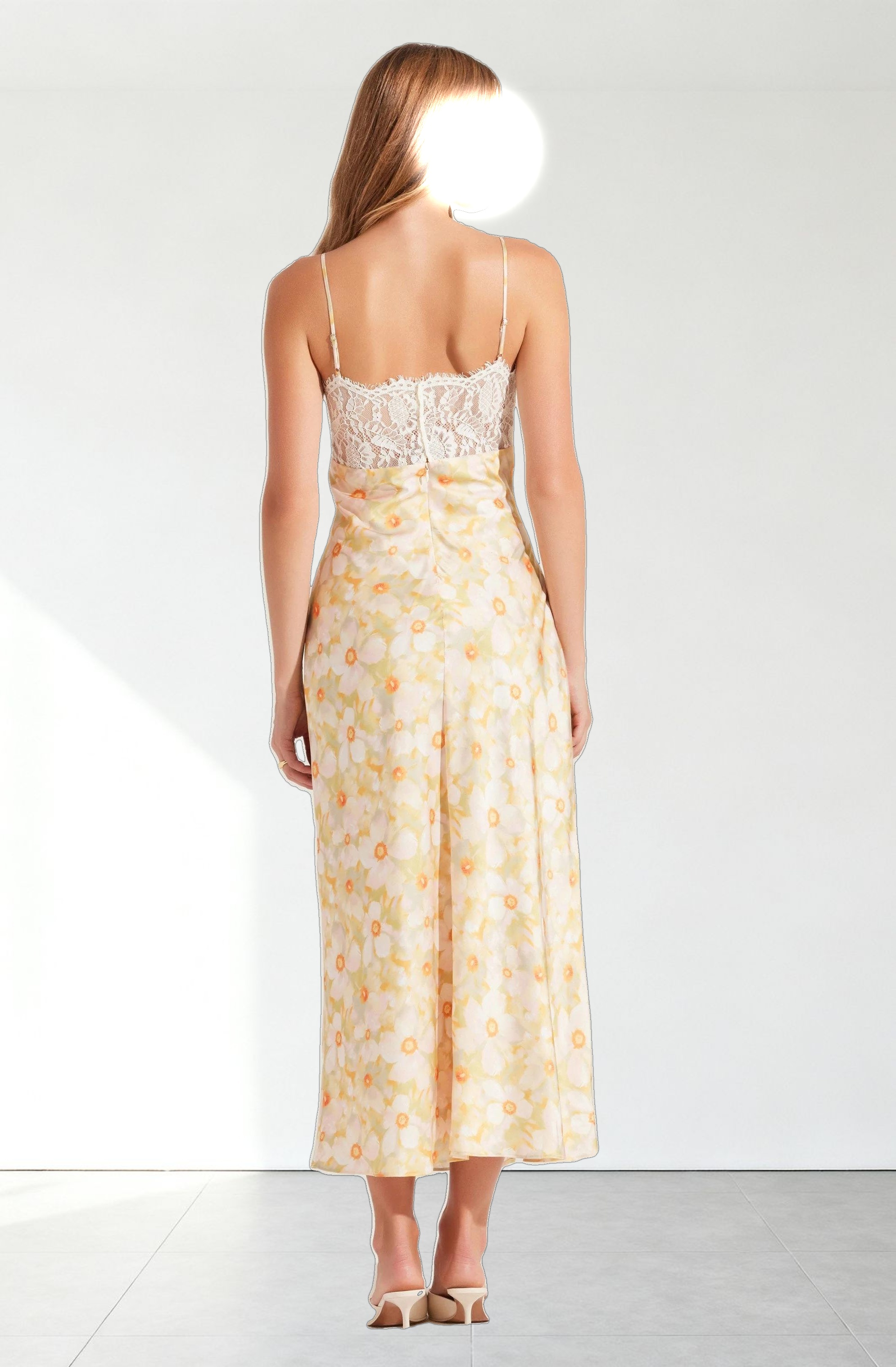 Ivanna Floral Lace Maxi Dress