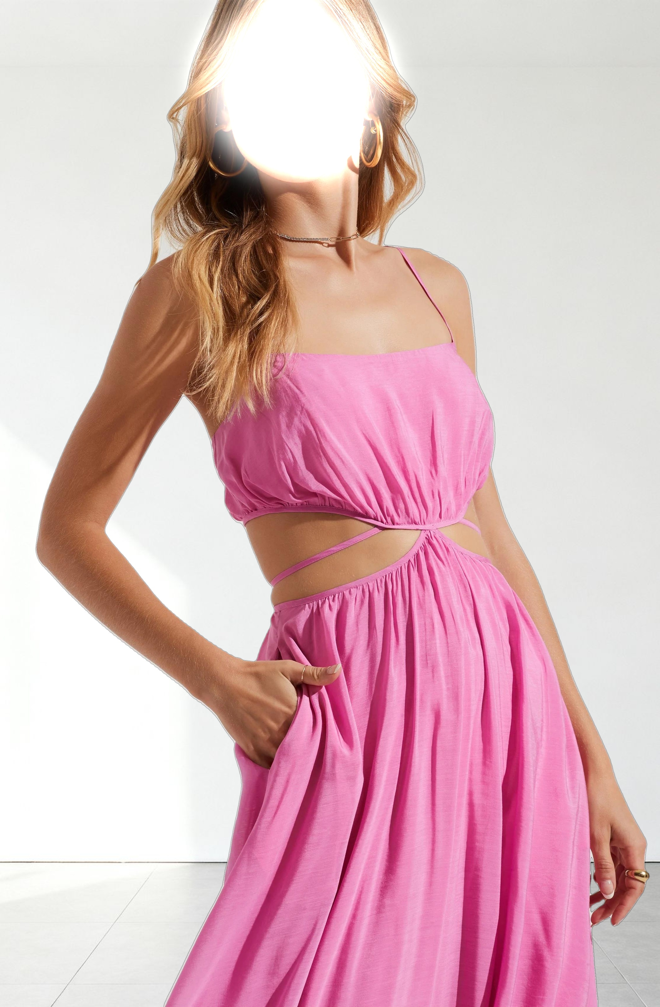 Sanger Cutout Midi Dress