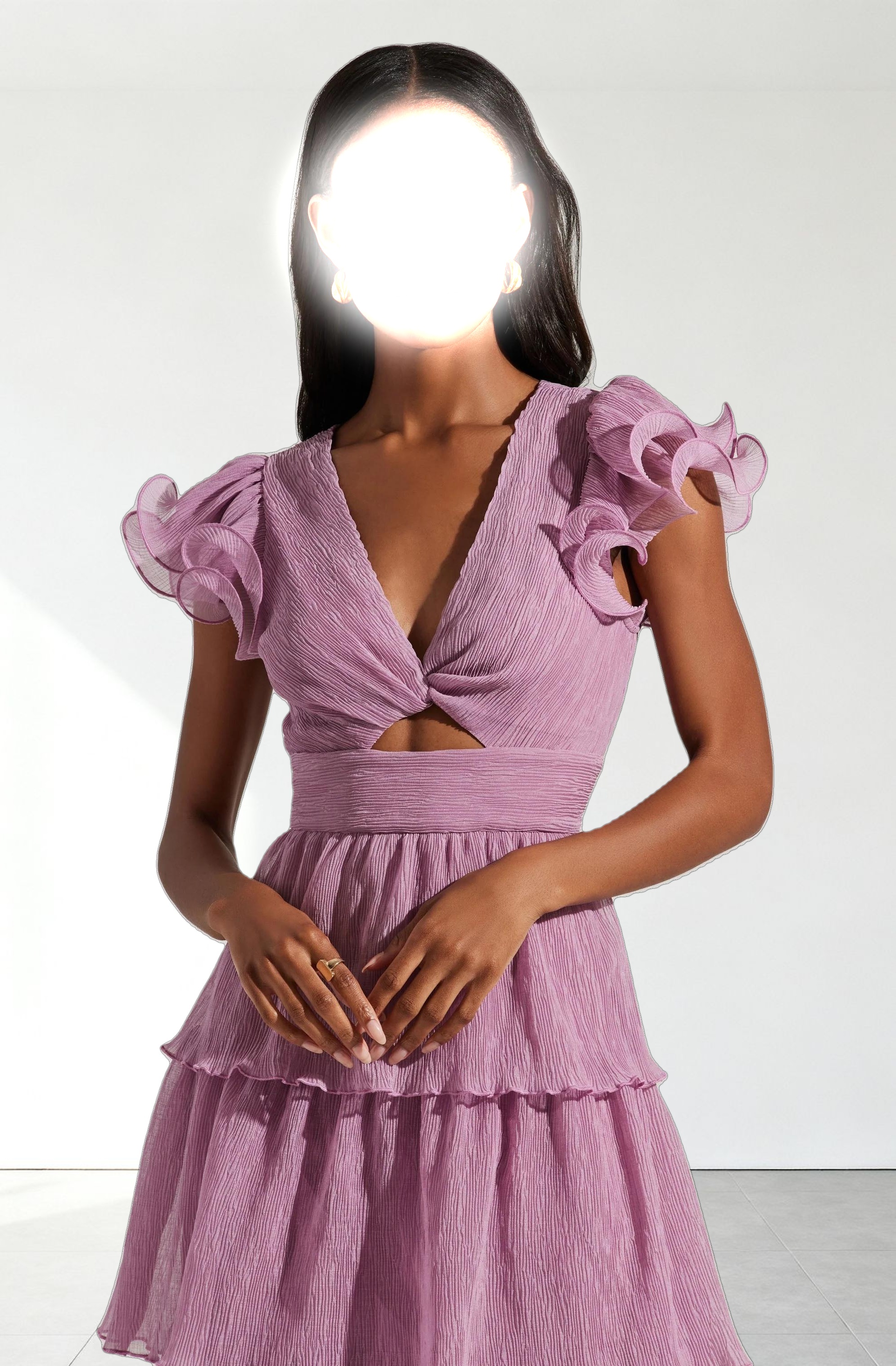 Emporia Tiered Tulle Midi Dress