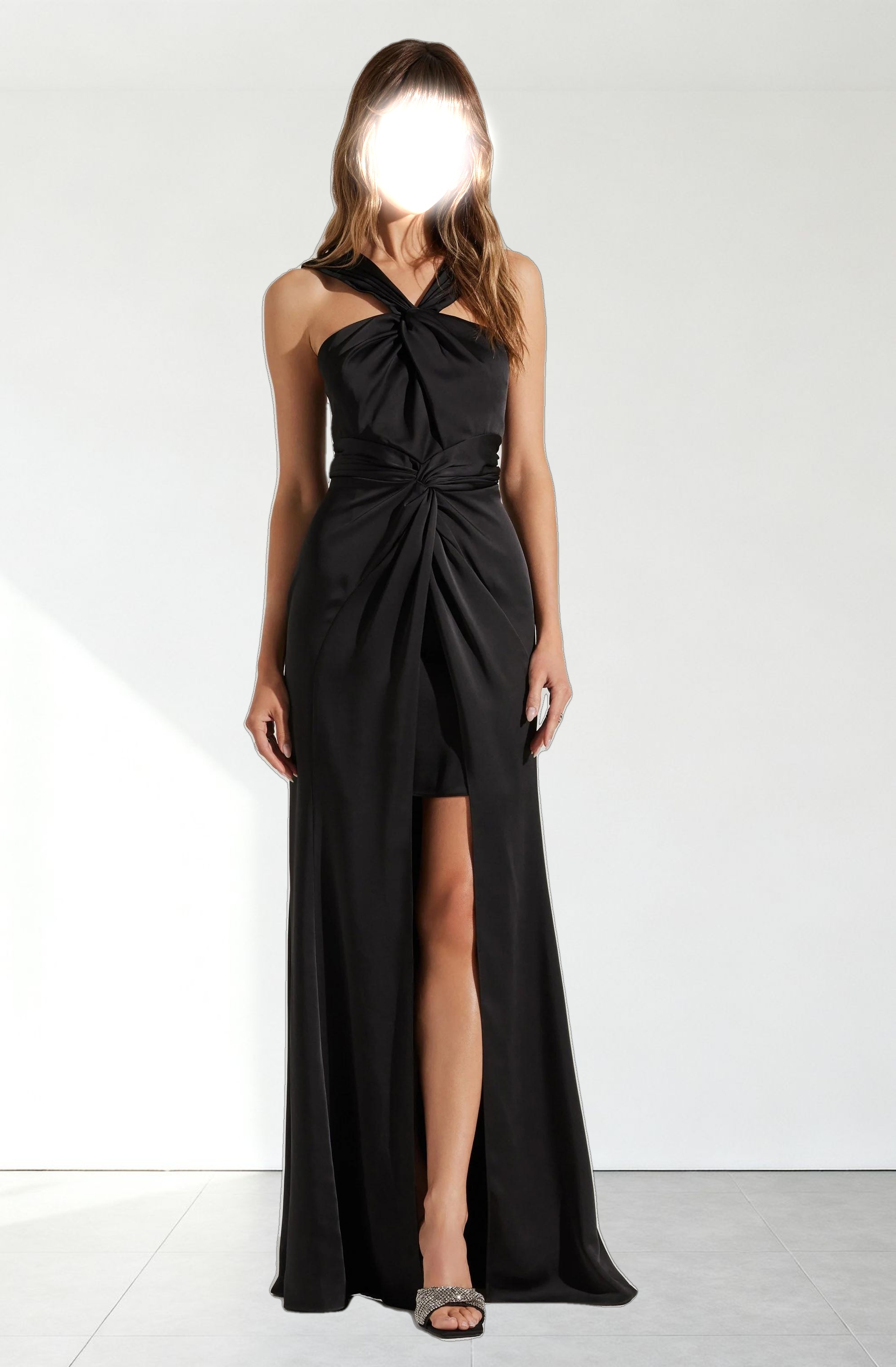 Georgiana Halter Neck Maxi Dress
