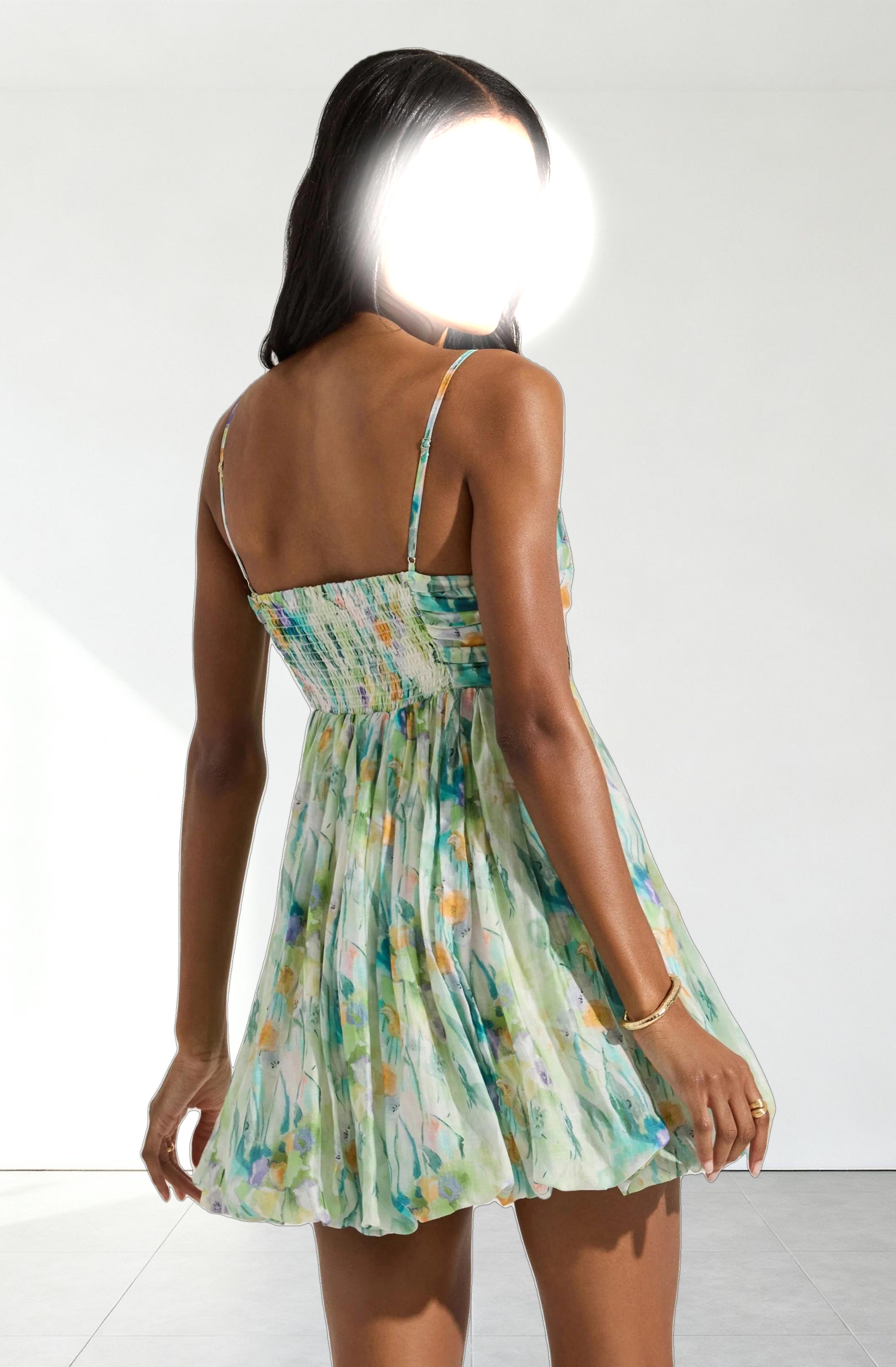 Bubble Floral Mini Dress