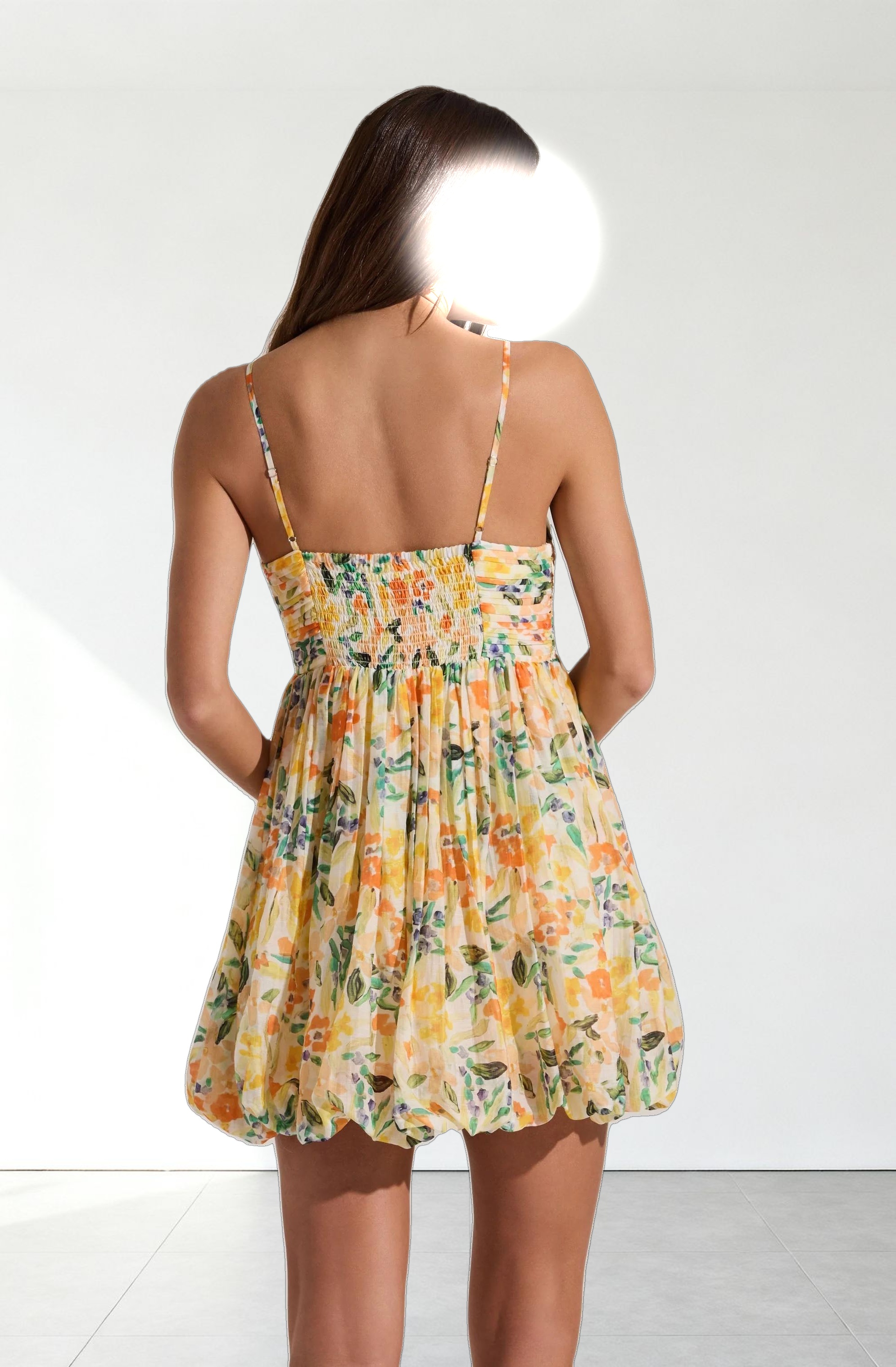 Bubble Floral Mini Dress