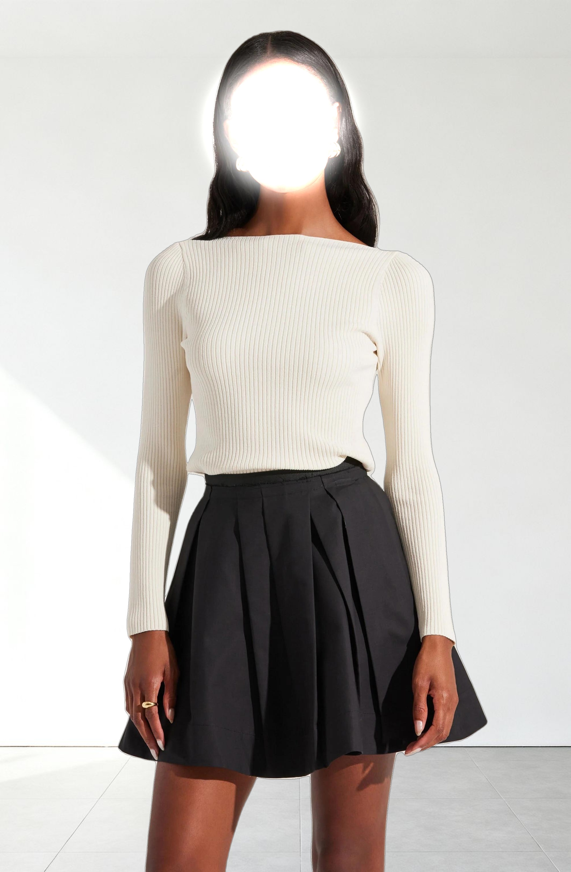 Antheia Pleated Mini Skirt