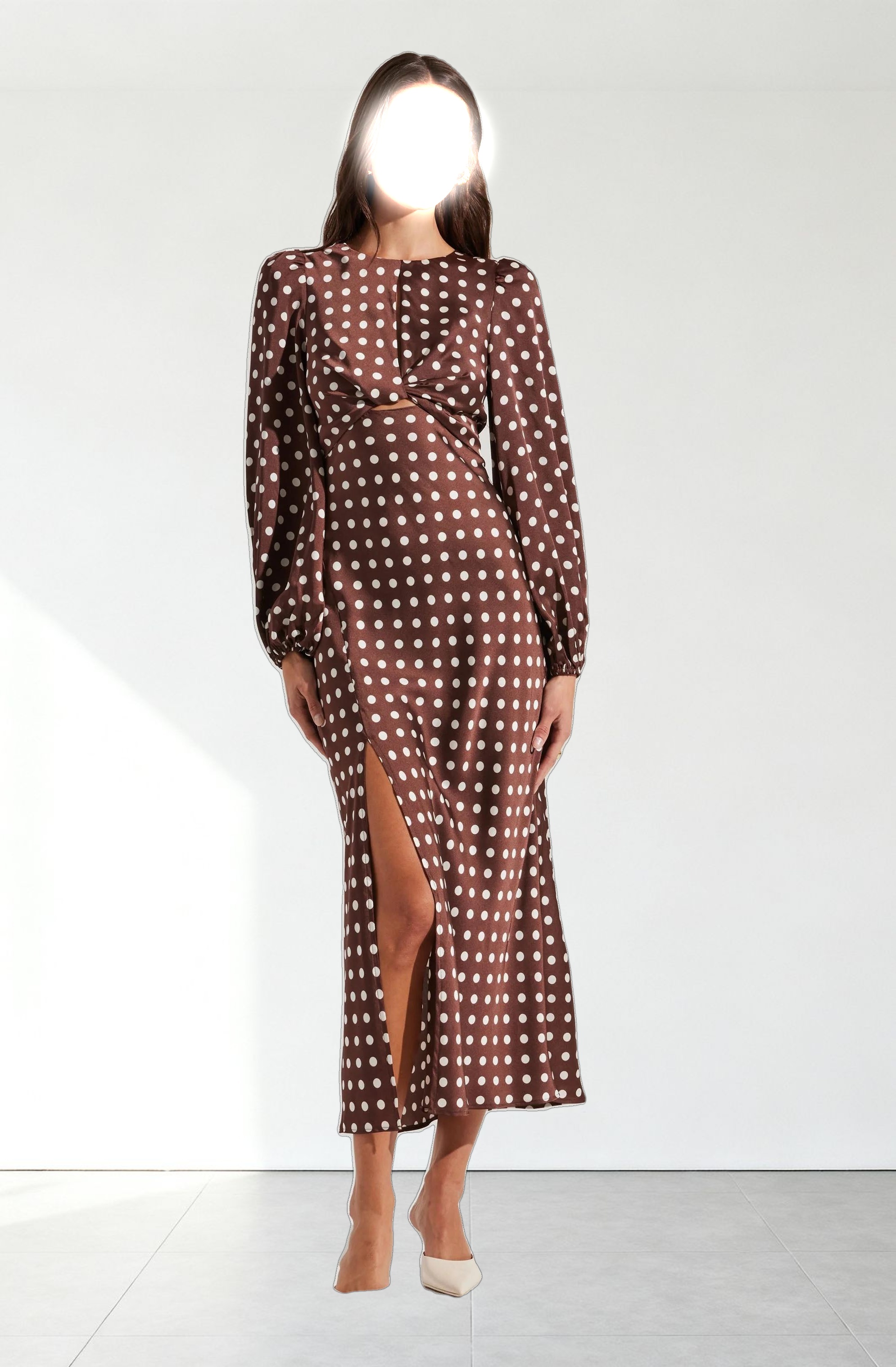 Suzy Polka Dot Midi Dress