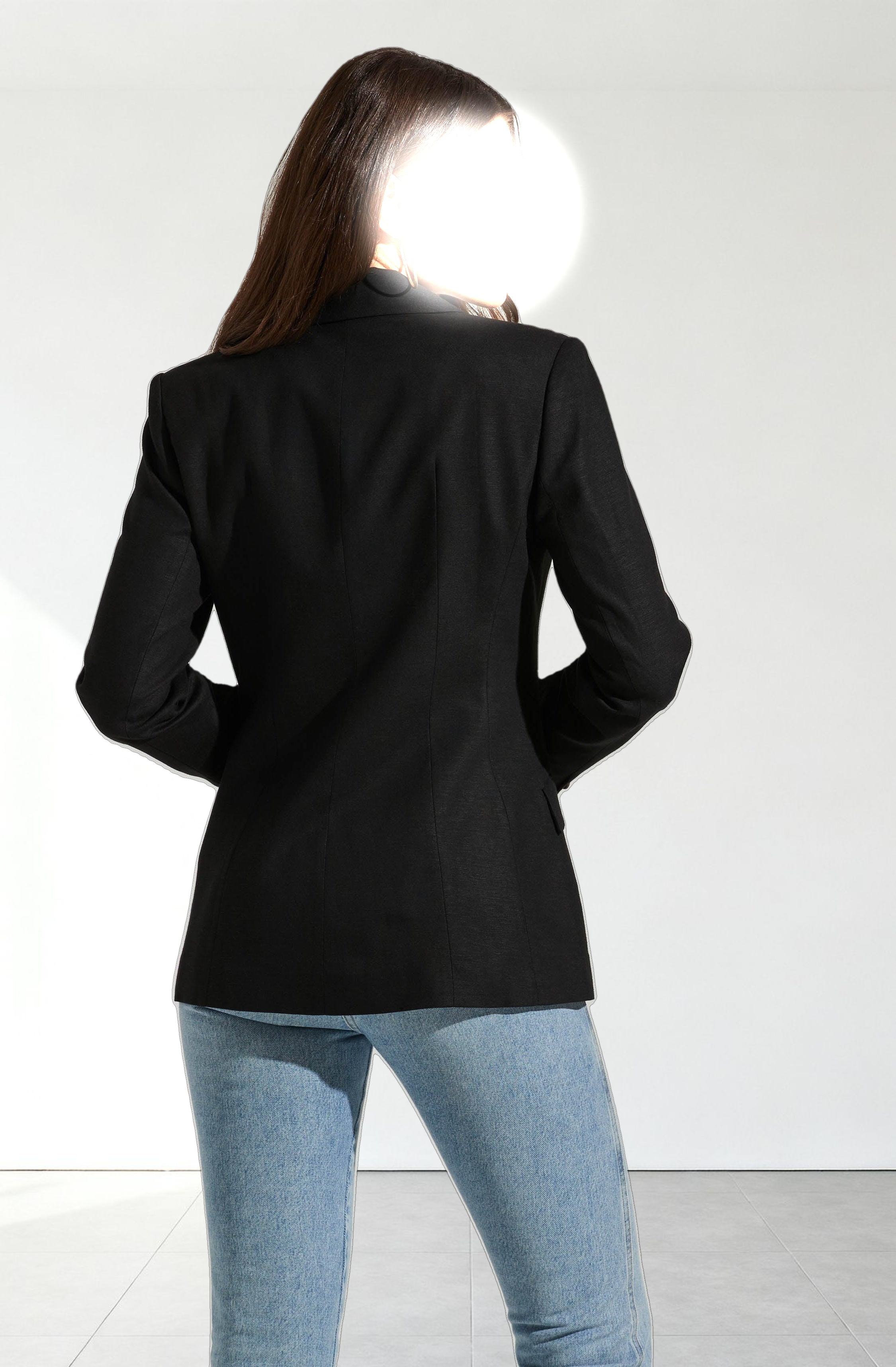 Fitted Buttoned Blazer