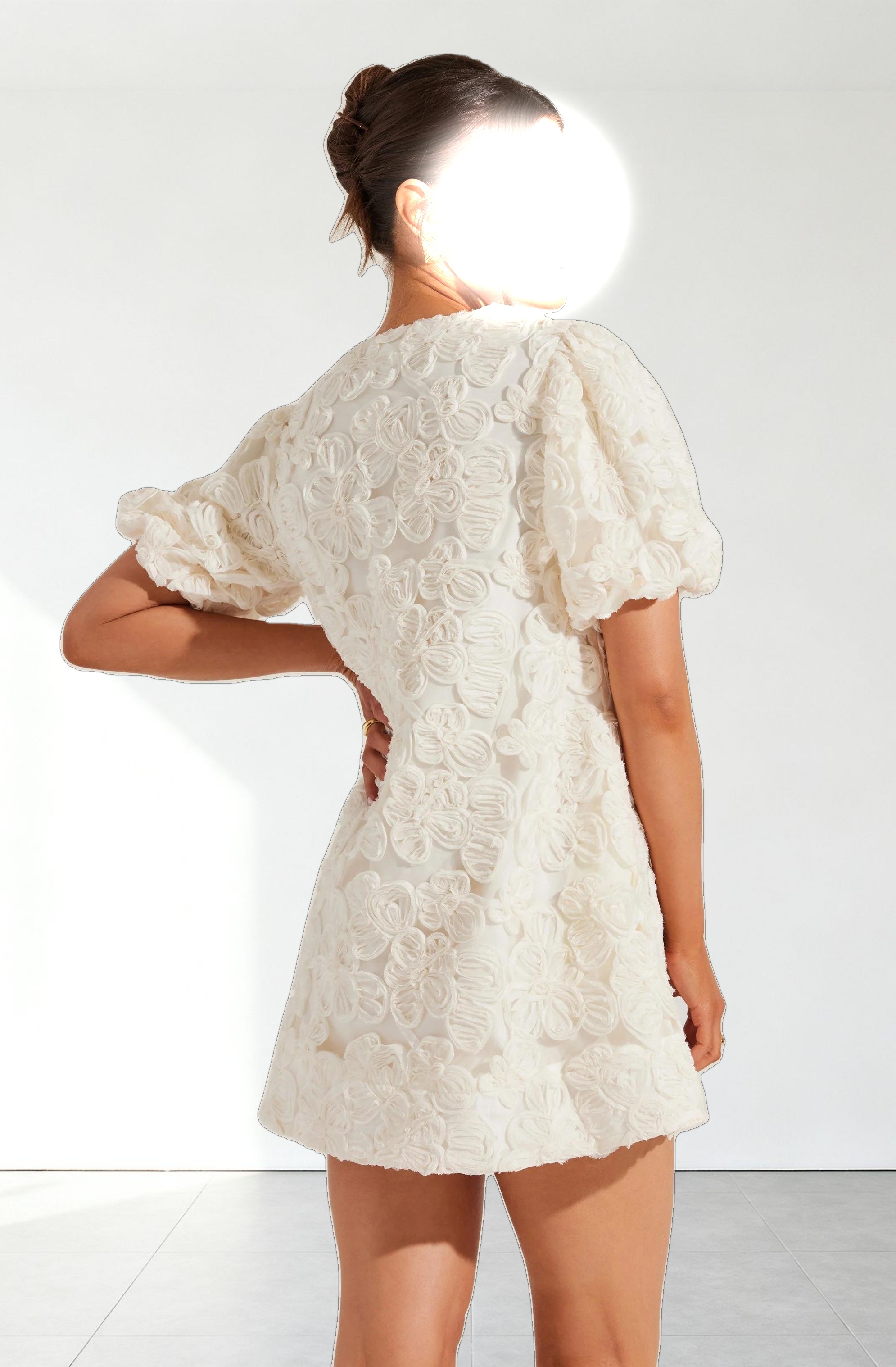 Lakelyn Floral Embroidered Mini Dress